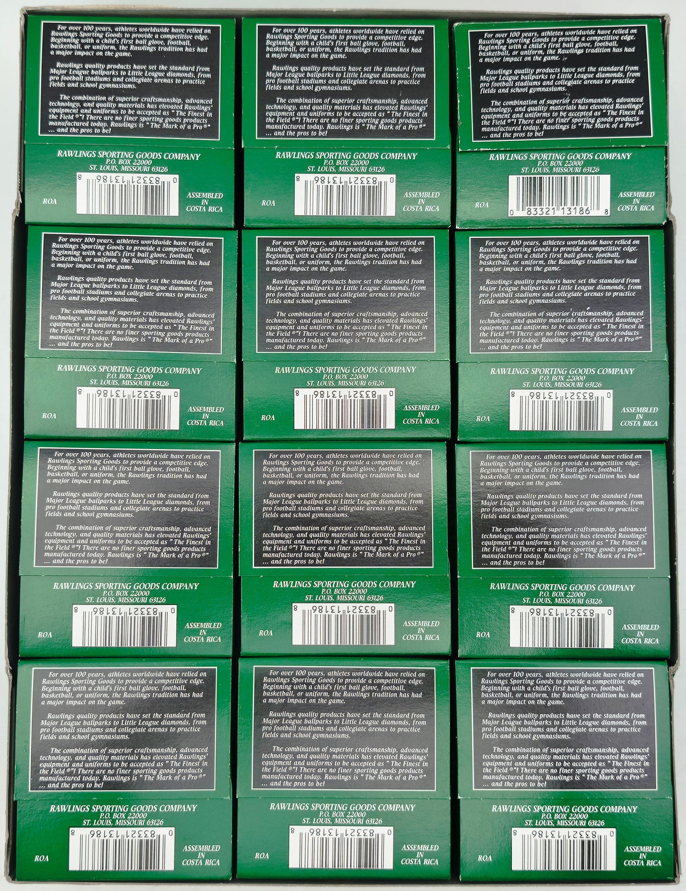 Unsigned 12 Count Lot of Unsigned Cal Ripken Jr. #8 2130-2131 Logo Baseballs (Sealed in Box) SKU #256385