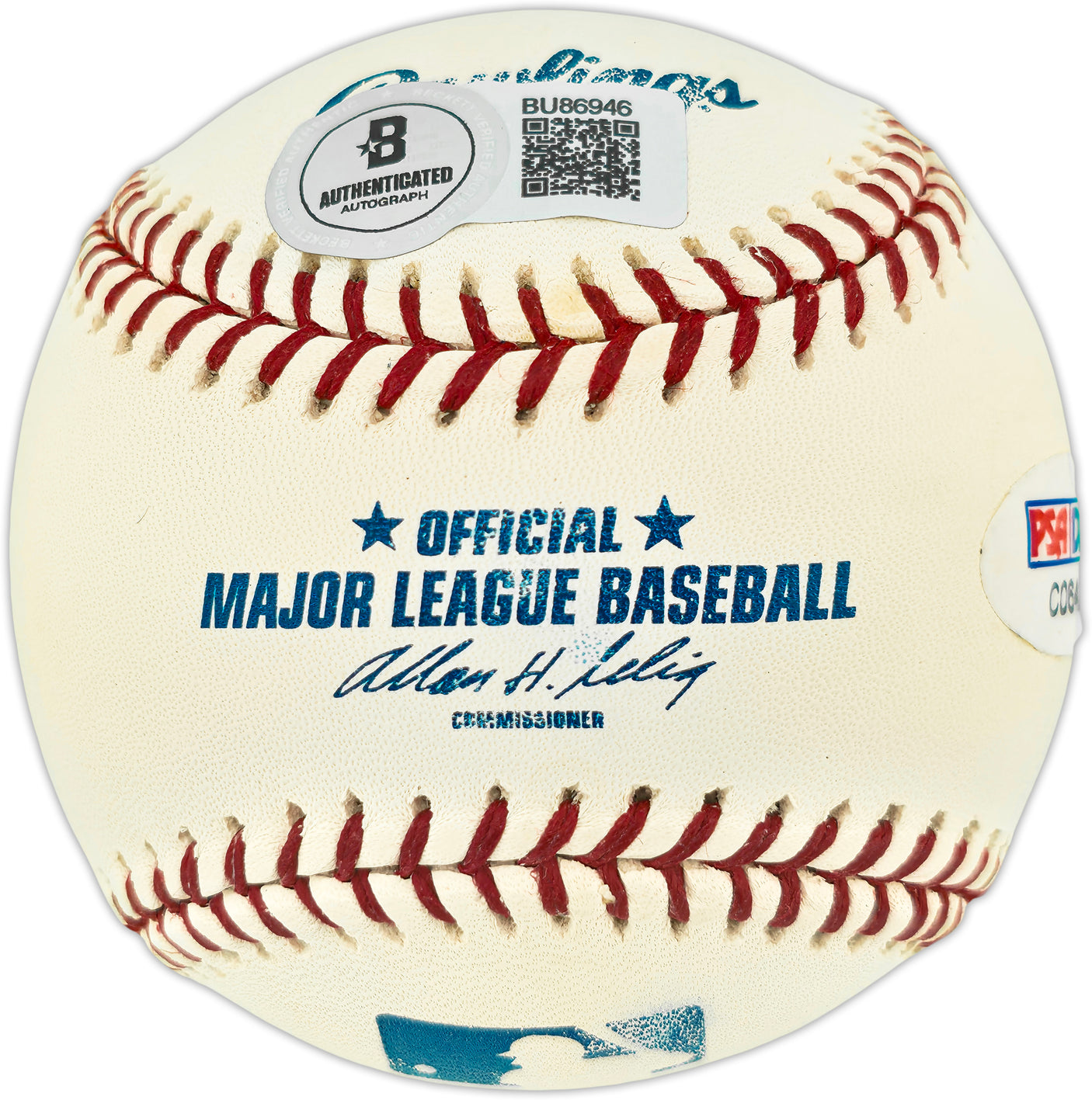 Frank Robinson Autographed Official MLB Baseball Baltimore Orioles "586 HR's" Beckett BAS QR #BU86946