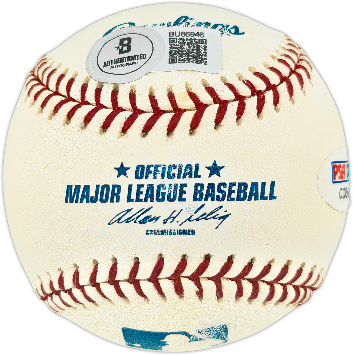 Frank Robinson Autographed Official MLB Baseball Baltimore Orioles "586 HR's" Beckett BAS QR #BU86946