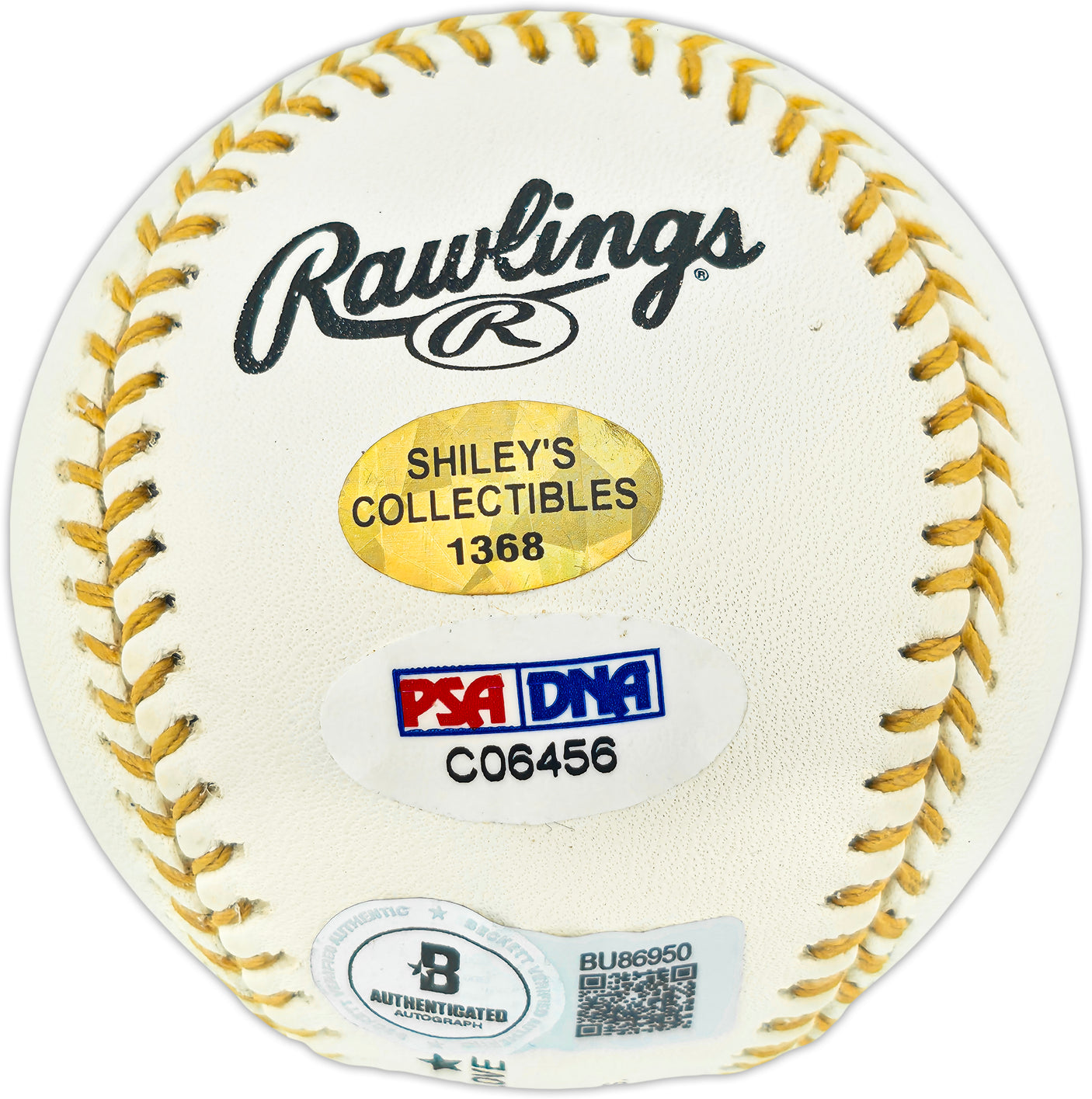 Carlton Fisk Autographed Official Rawlings Gold Glove Baseball Boston Red Sox Beckett BAS QR #BU86950