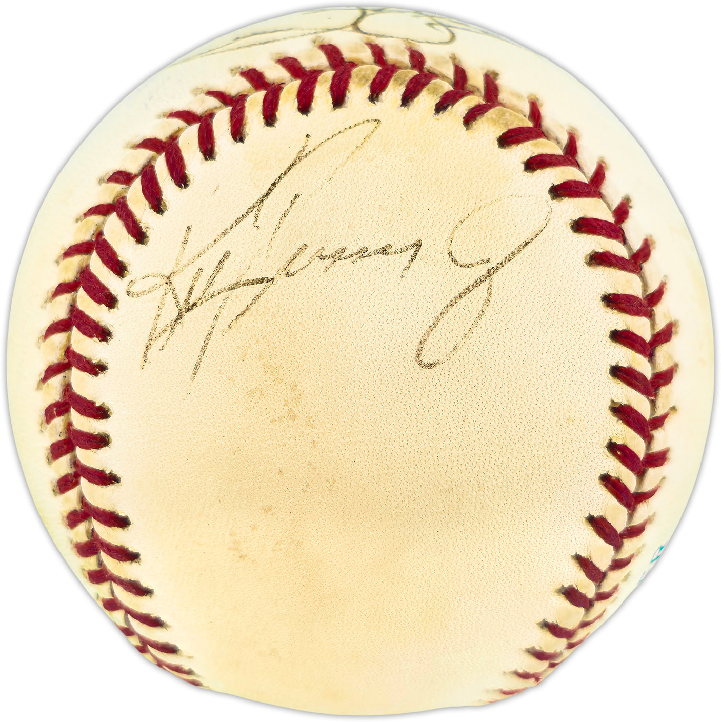 Ken Griffey Jr. & Jay Buhner Autographed Official AL Baseball Seattle Mariners Beckett BAS #AE51019