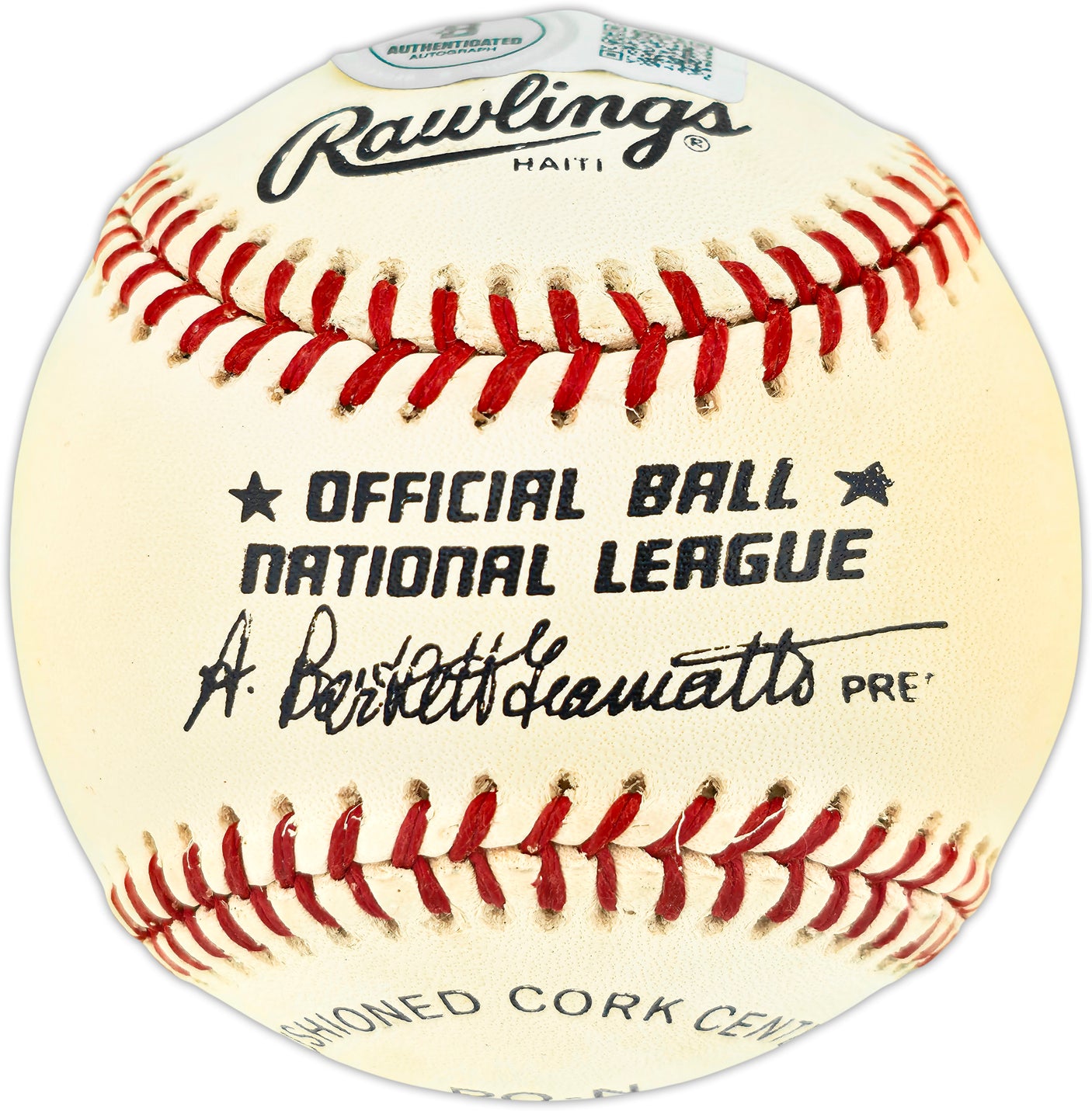 Willie Mays Autographed Official NL Baseball San Francisco Giants Beckett BAS #AE49047