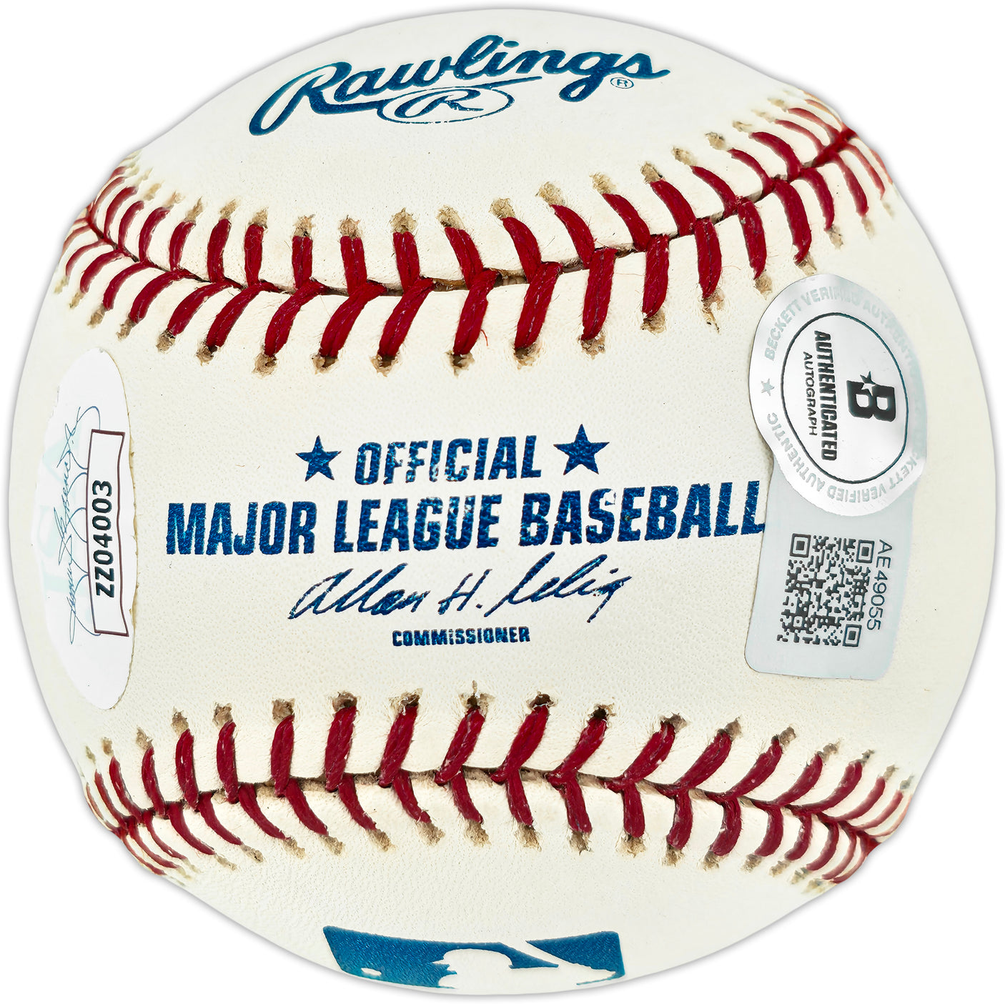 Seattle Mariners Hall of Famers Autographed Official MLB Baseball With 4 Signatures Including Ken Griffey Jr. & Dave Niehaus Beckett BAS #AE49055