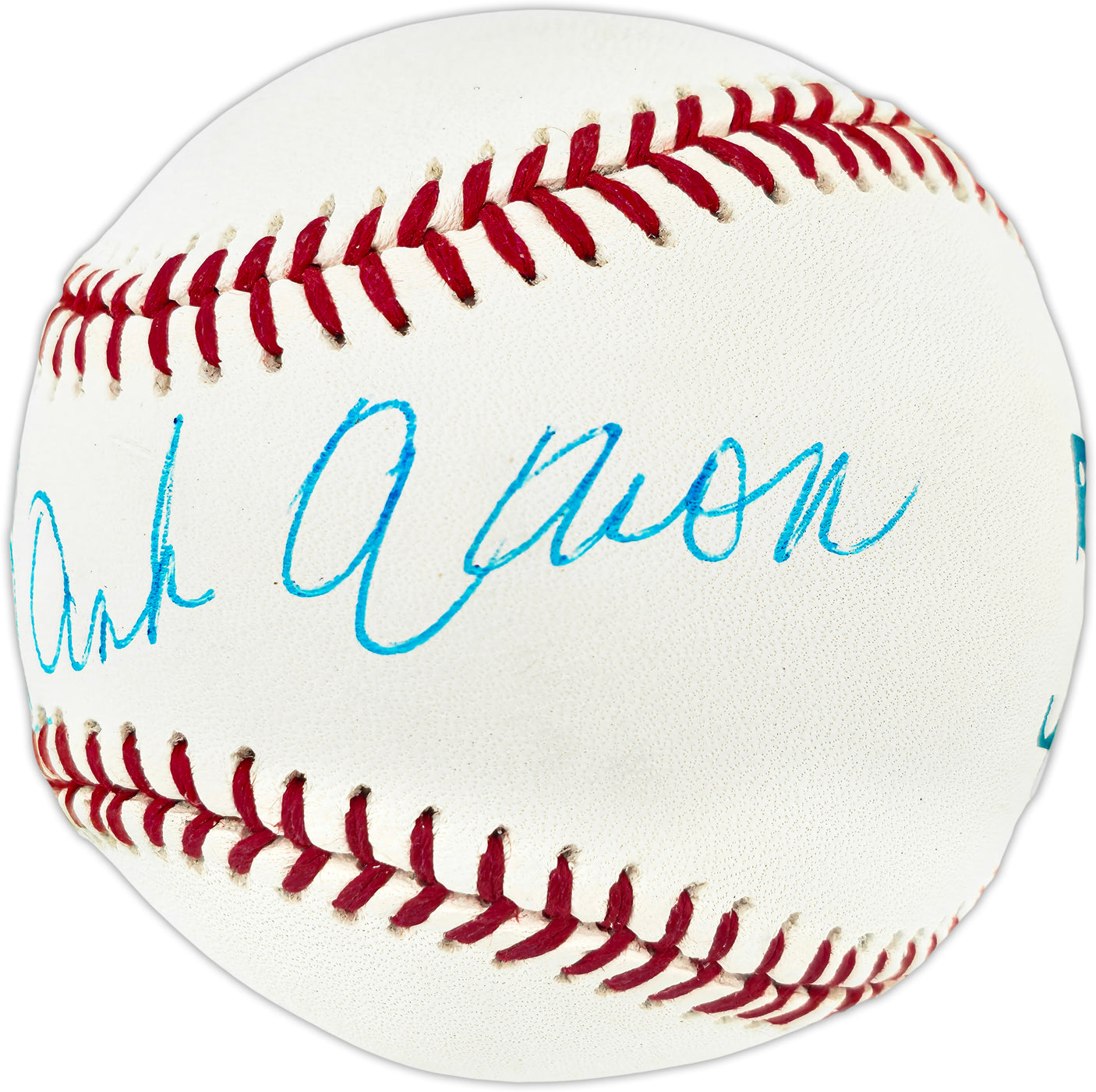 Hank Aaron Autographed Official MLB Baseball Atlanta Braves Beckett BAS #AE49057
