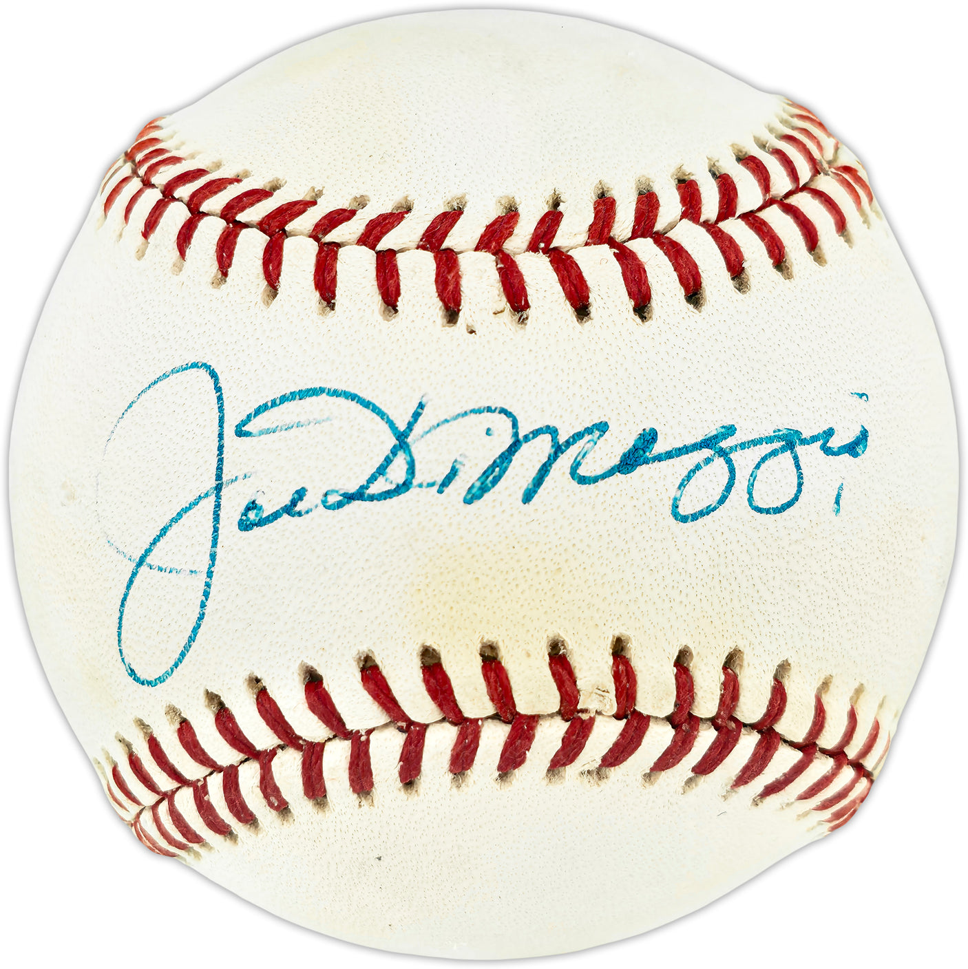 Joe Dimaggio Autographed Official AL Baseball New York Yankees Beckett BAS #AE49060