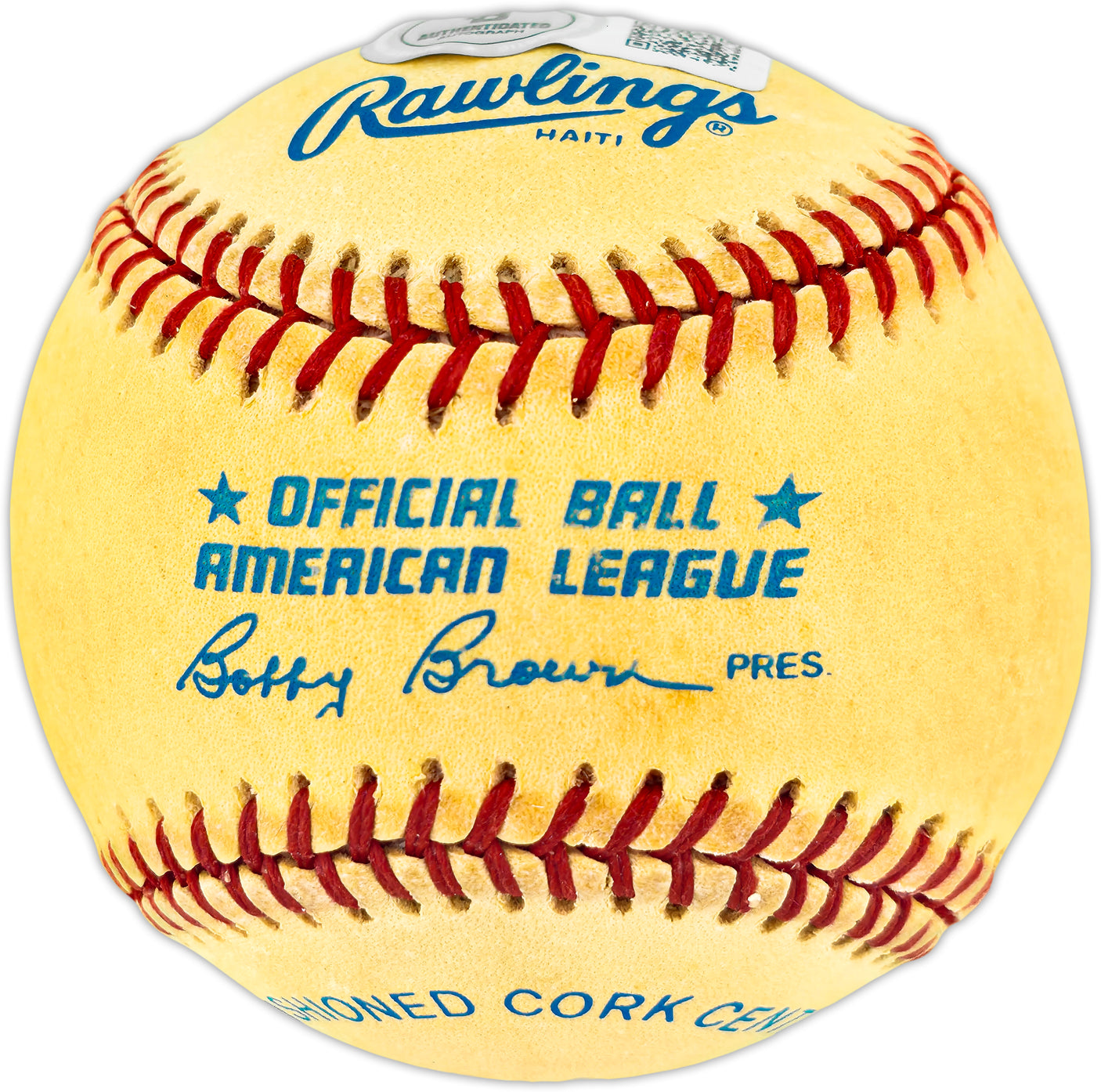 Mickey Mantle Autographed Official AL Baseball New York Yankees Beckett BAS #AE49062
