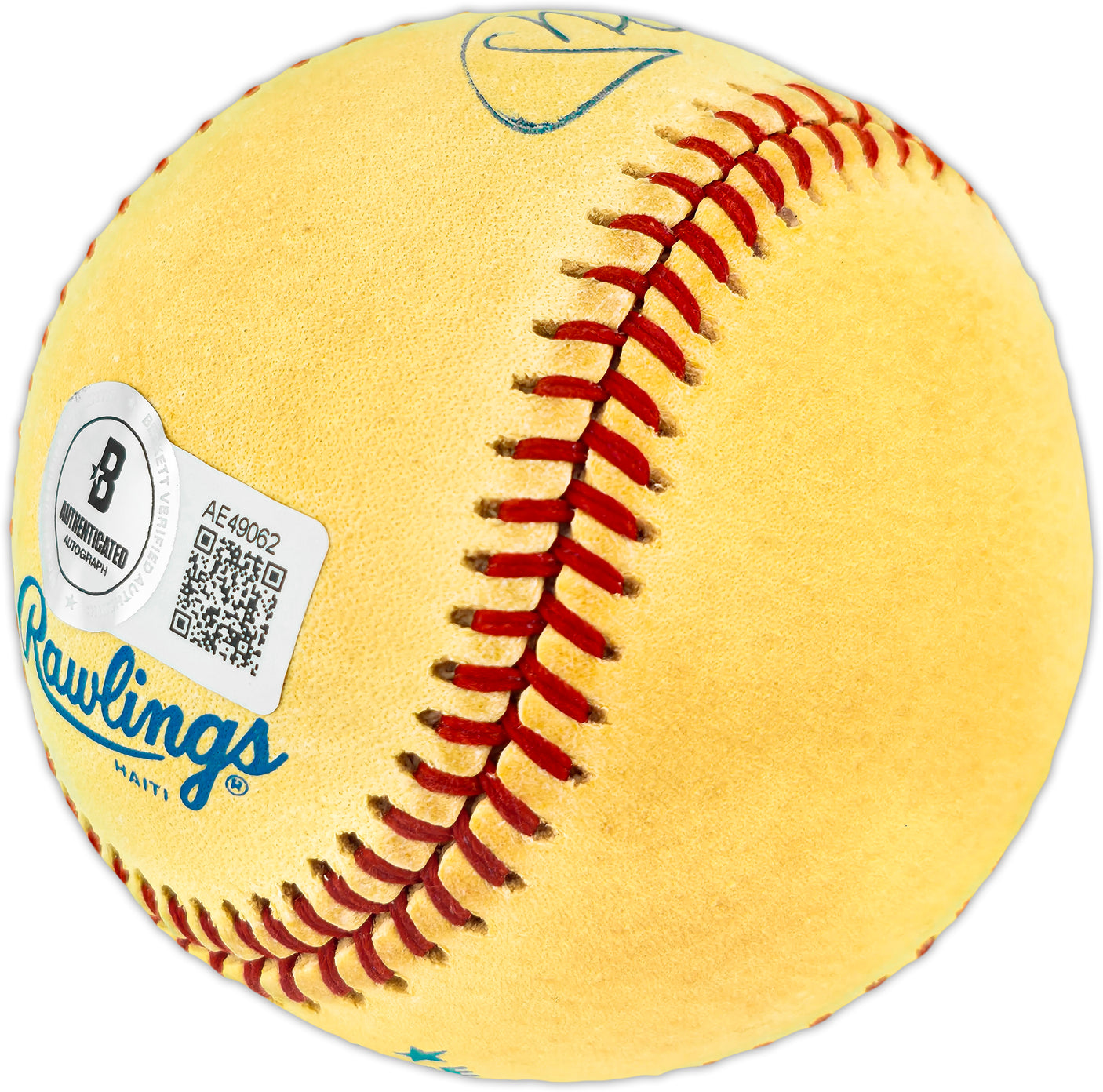 Mickey Mantle Autographed Official AL Baseball New York Yankees Beckett BAS #AE49062