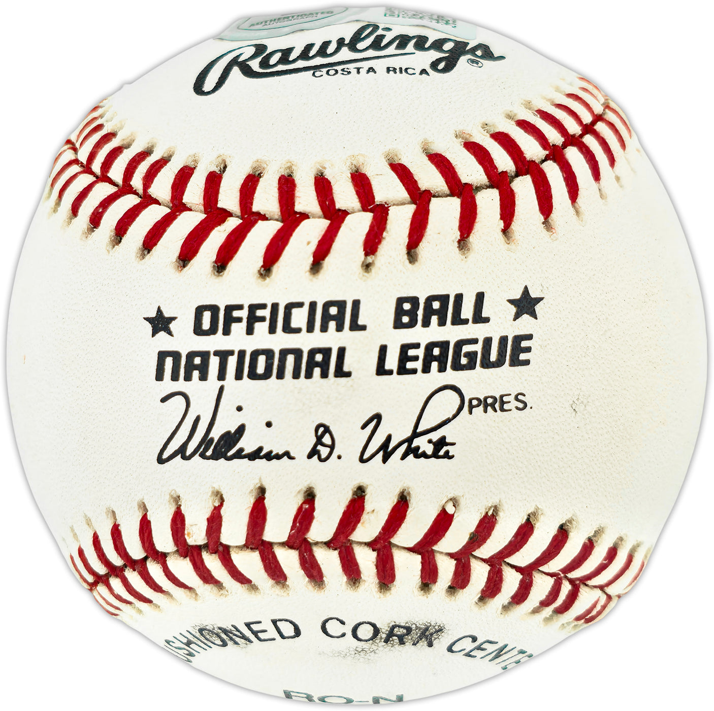Willie Mays & Ken Griffey Jr. Autographed Official NL Baseball Beckett BAS #AE49066
