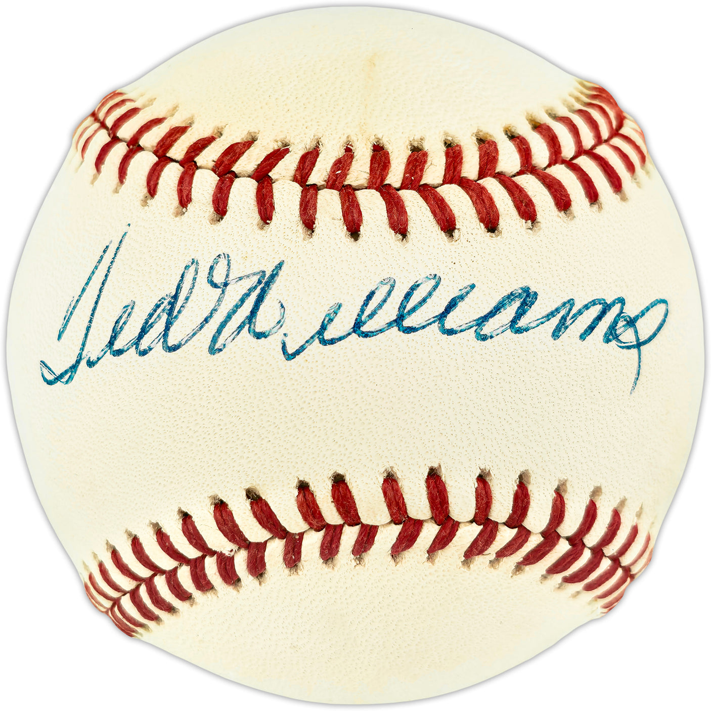 Ted Williams Autographed Official AL Baseball Boston Red Sox Beckett BAS #AE49079