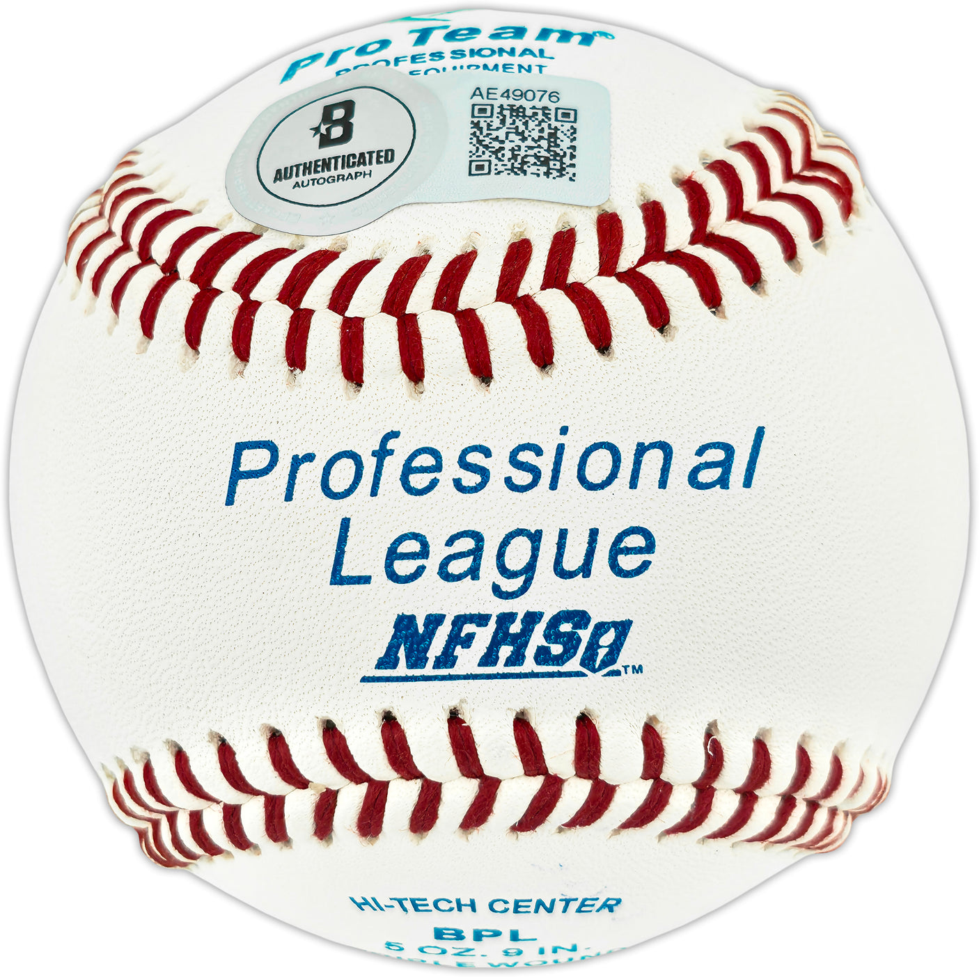 Vin Scully Autographed Official Professional League Baseball Los Angeles Dodgers Beckett BAS #AE49076