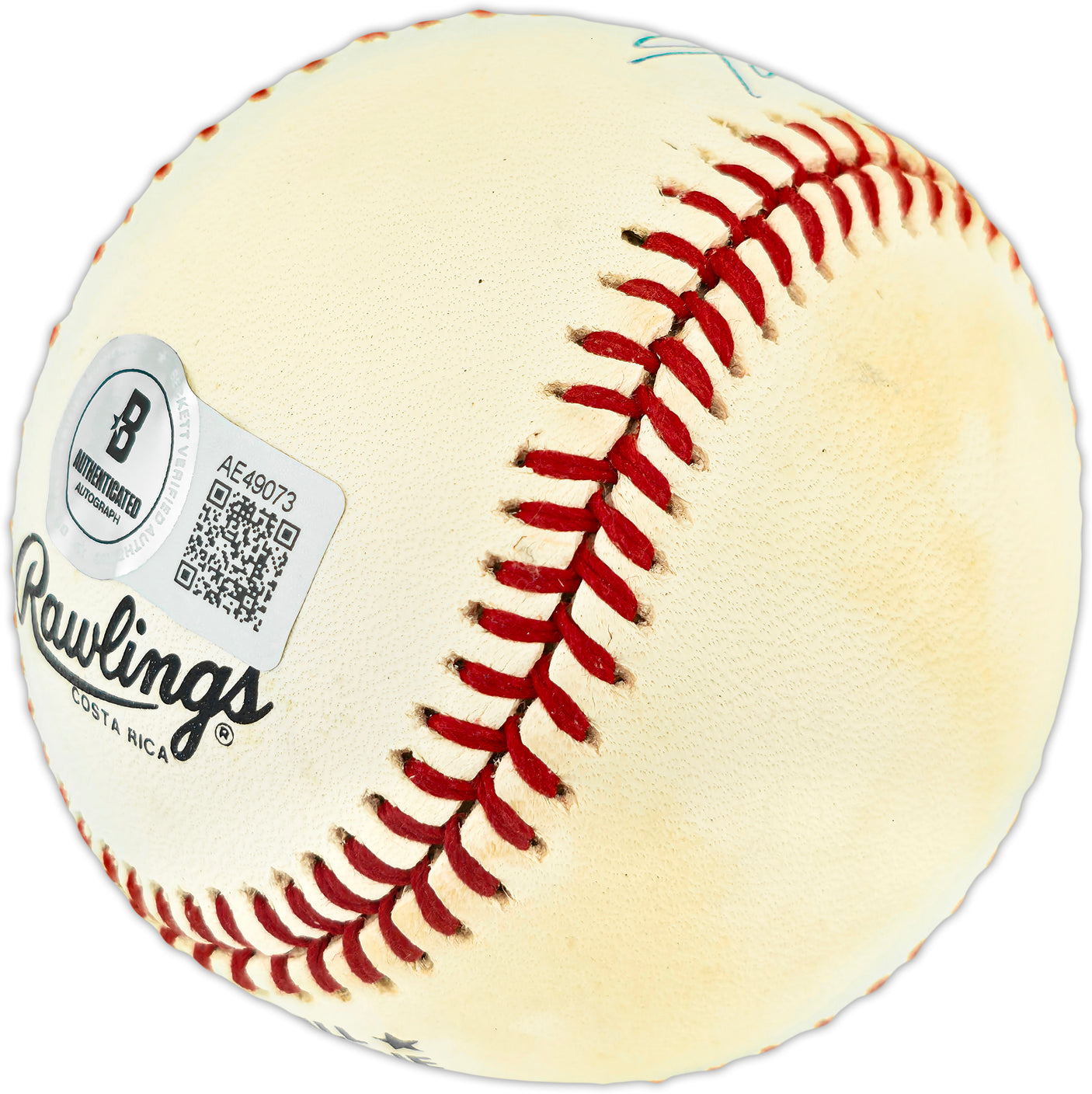 Willie Mays Autographed Official NL Baseball San Francisco Giants Beckett BAS #AE49073