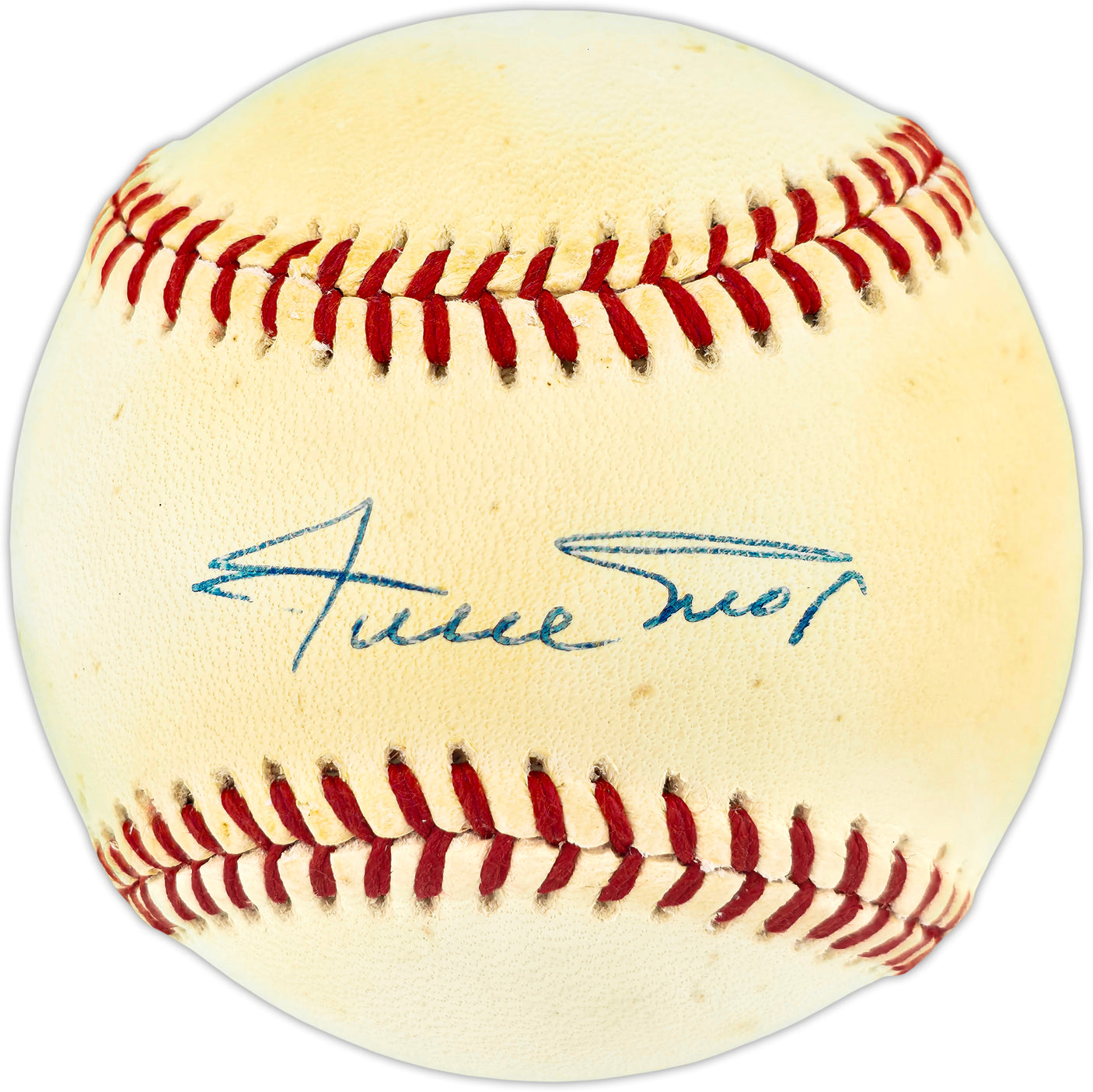 Willie Mays Autographed Official NL Baseball San Francisco Giants Beckett BAS #AE49089