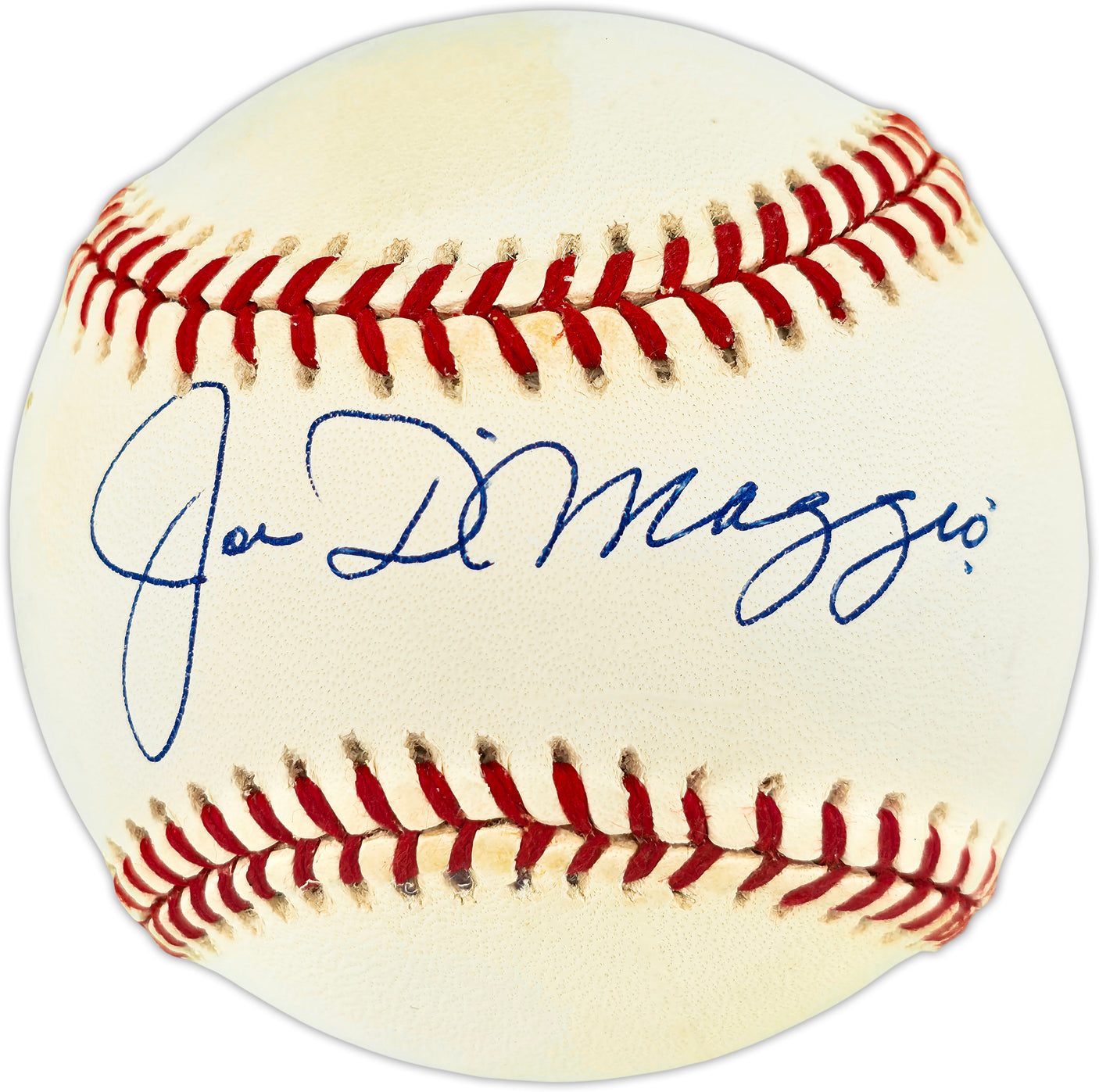 Joe Dimaggio Autographed Official AL Baseball New York Yankees Beckett BAS #AE49086