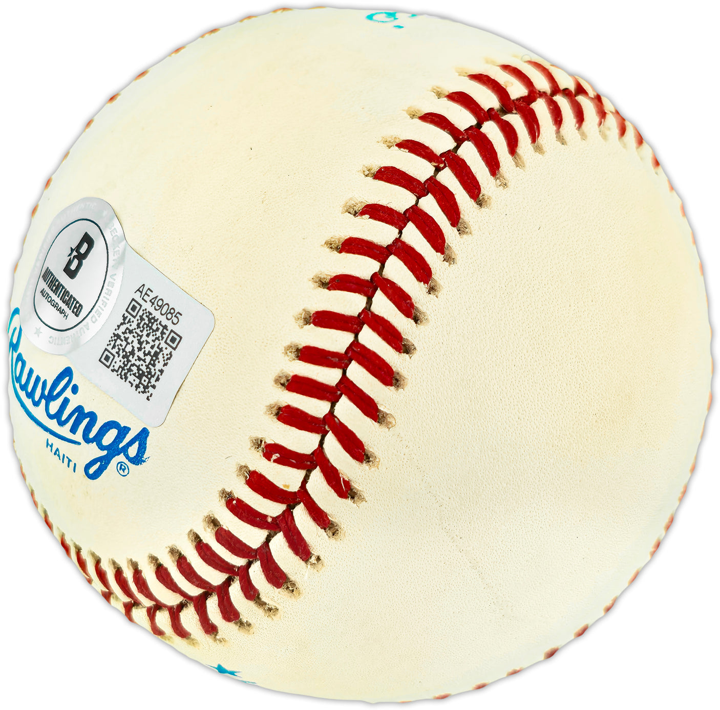 Joe Dimaggio Autographed Official AL Baseball New York Yankees Beckett BAS #AE49085