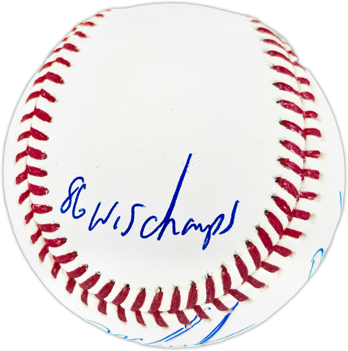 Dwight "Doc" Gooden Autographed Official Statball MLB Baseball New York Mets Beckett BAS Witness #2W442678