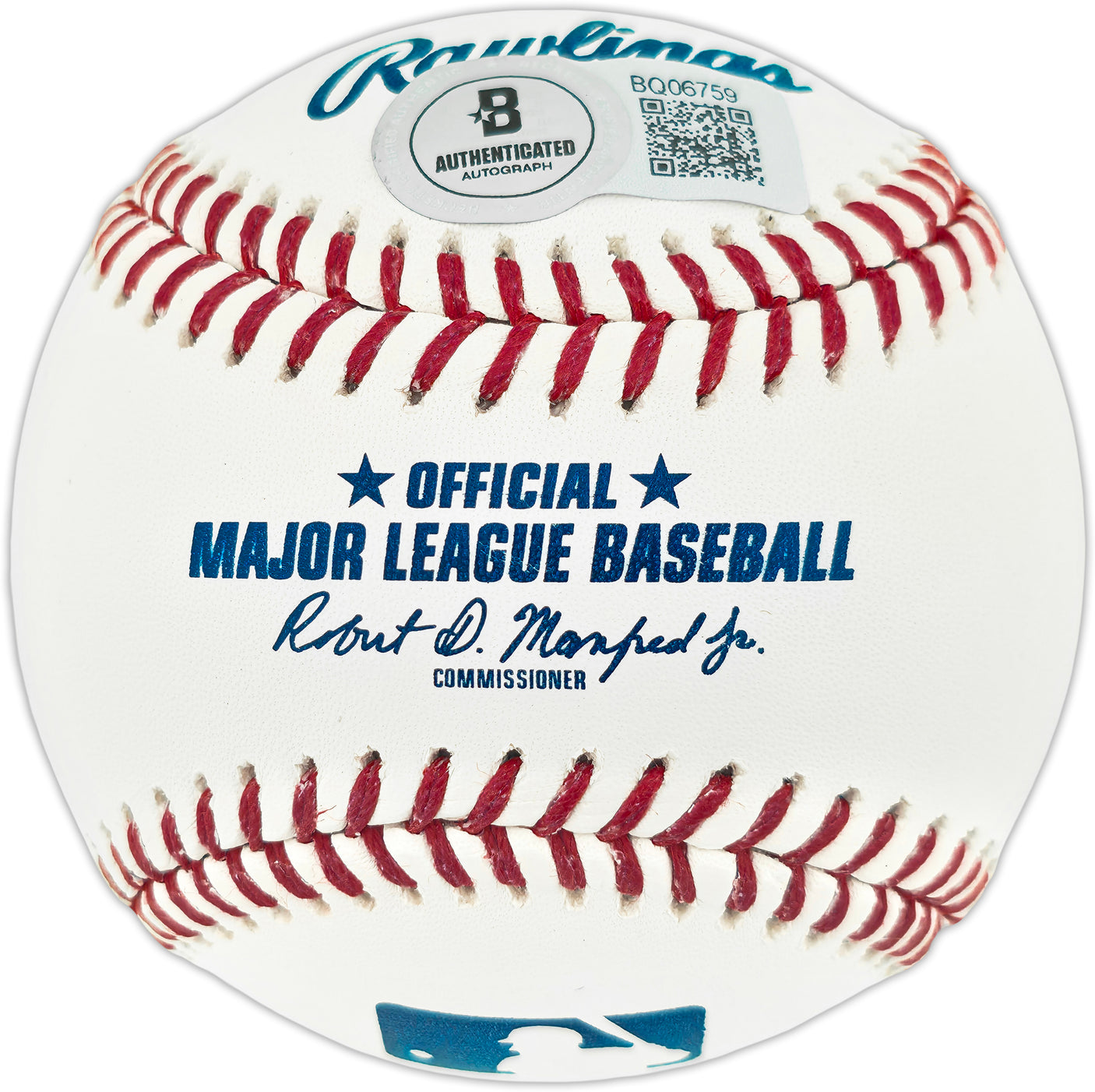 Sammy Sosa Autographed Official Baseball Chicago Cubs "609 HRs" (Smudged) Beckett BAS QR #BQ06759