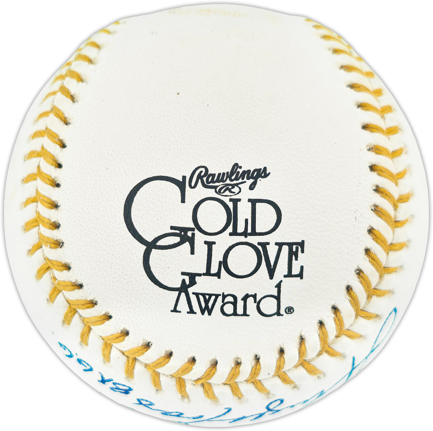 Dwight Evans Autographed Official Rawlings Gold Glove Baseball Boston Red Sox "#24, 8XGG" JSA #Q90652