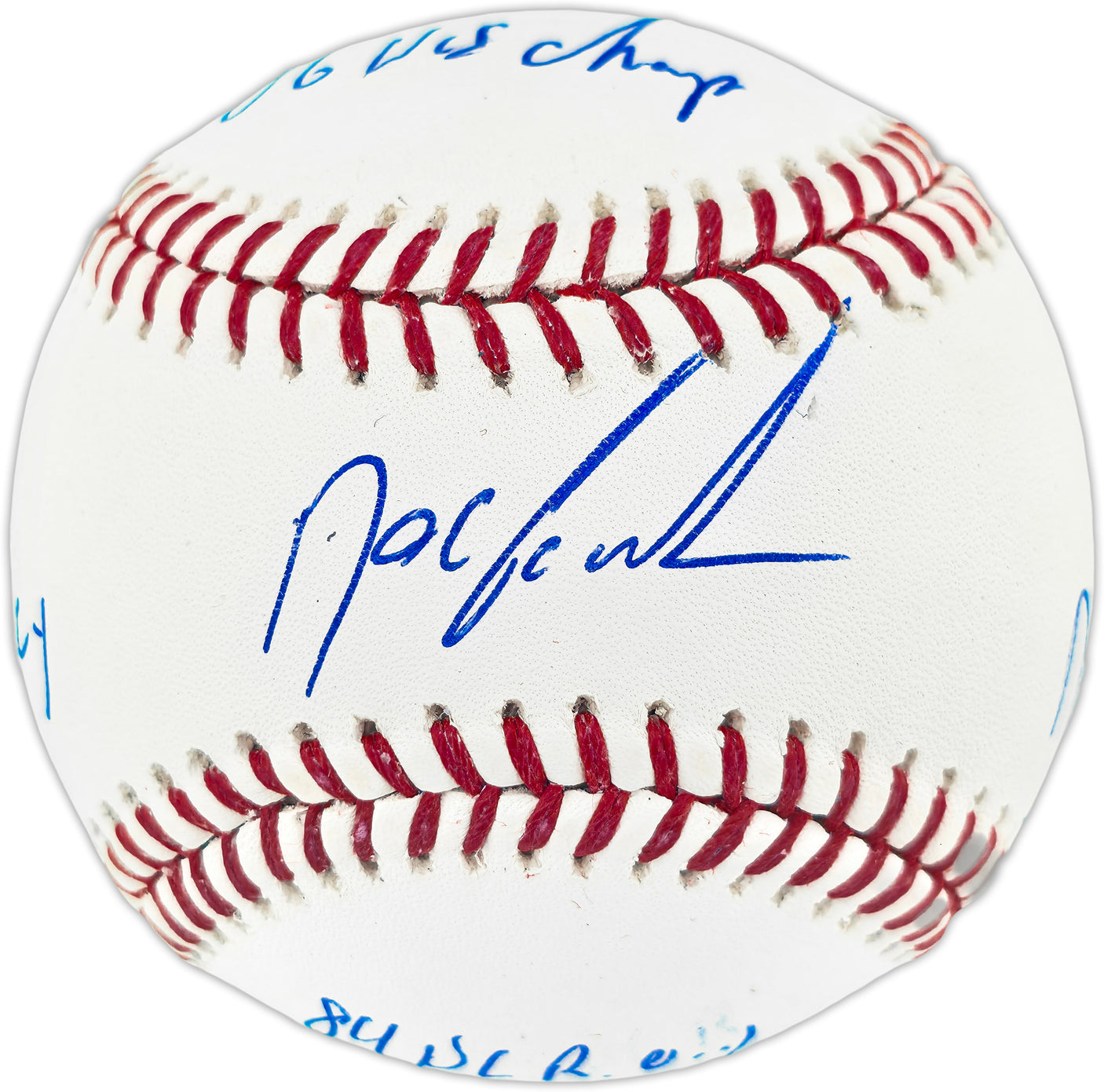 Dwight "Doc" Gooden Autographed Official MLB Baseball New York Mets "86 WS Champs, 84 NL ROY, 85 NL CY, Dr K" (Smudged) Beckett BAS Witness #2W807723