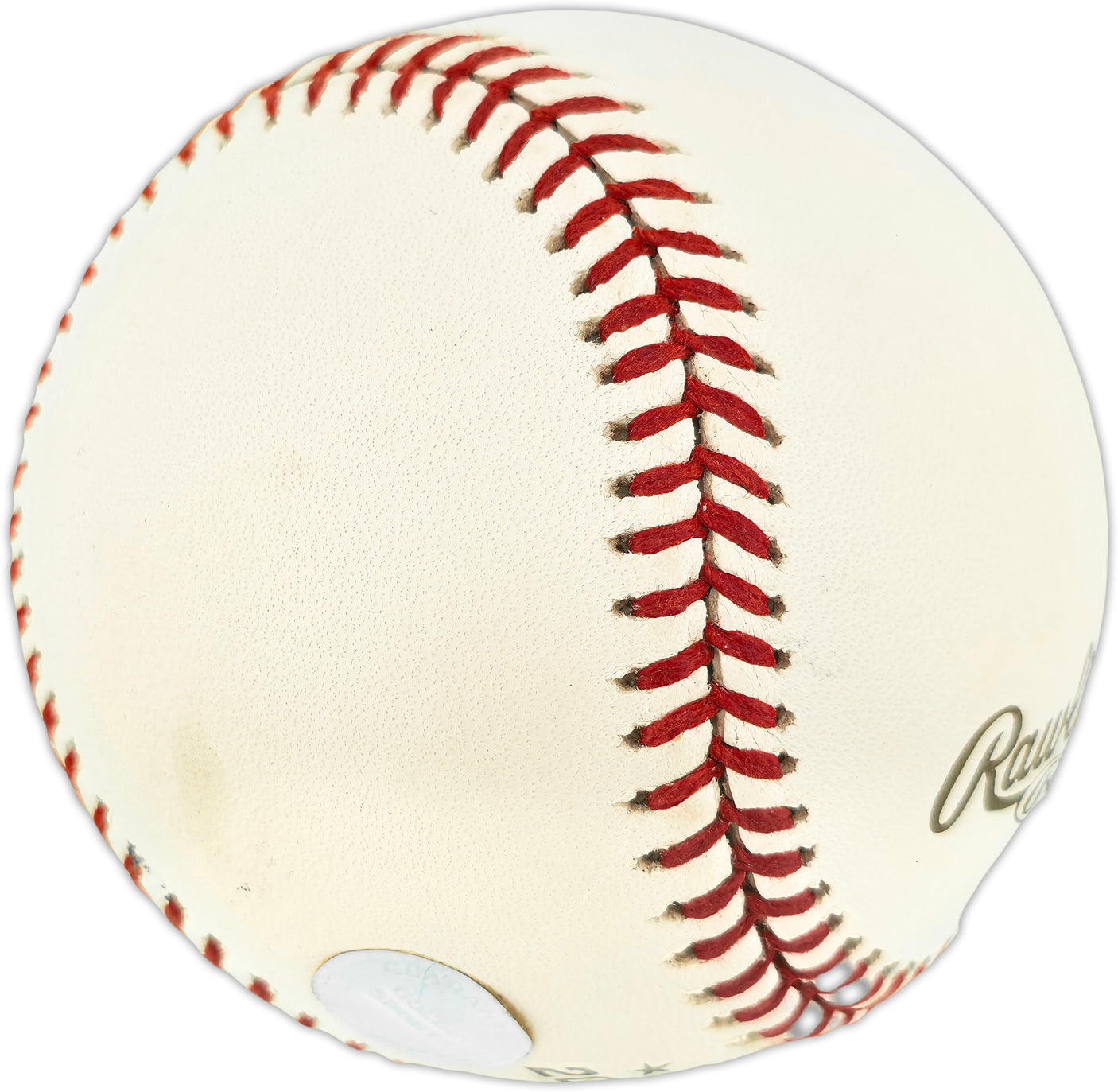 Randy Johnson Autographed Official 2001 World Series Logo Baseball Arizona Diamondbacks MLB Holo #AR132598