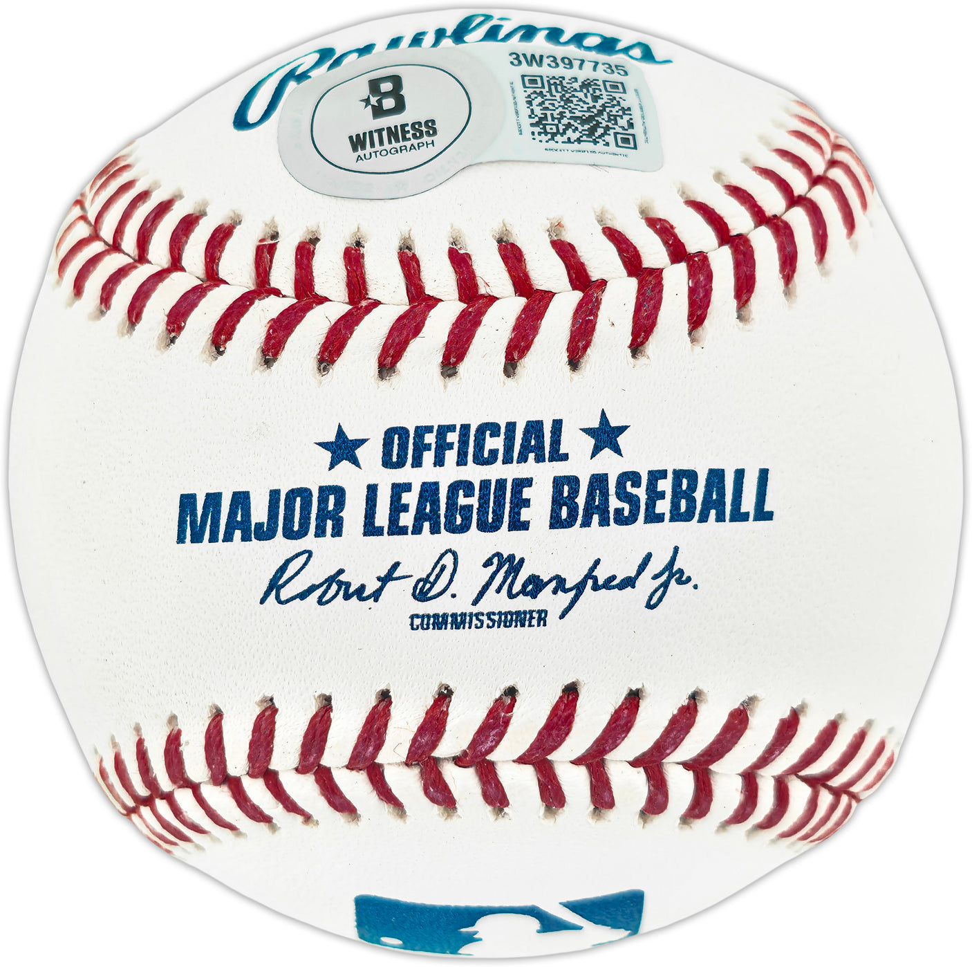 Ted Simmons Autographed Official MLB Baseball St. Louis Cardinals "HOF 2020" (Smudged) Beckett Witness #3W397735