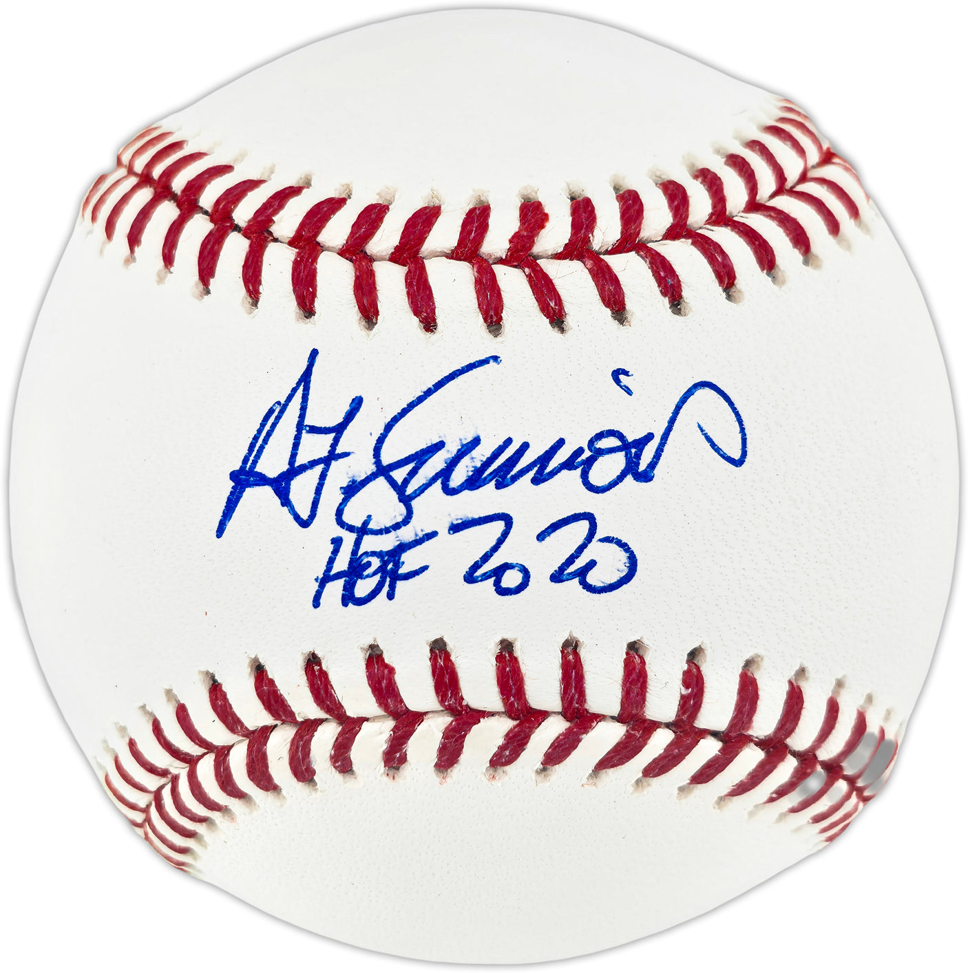 Ted Simmons Autographed Official MLB Baseball St. Louis Cardinals "HOF 2020" (Smudged) Beckett Witness #3W397882