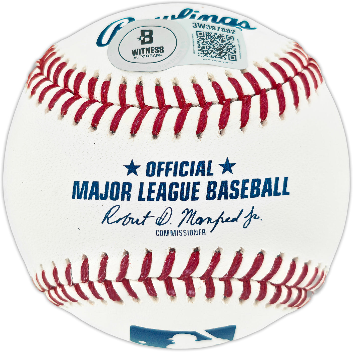 Ted Simmons Autographed Official MLB Baseball St. Louis Cardinals "HOF 2020" (Smudged) Beckett Witness #3W397882