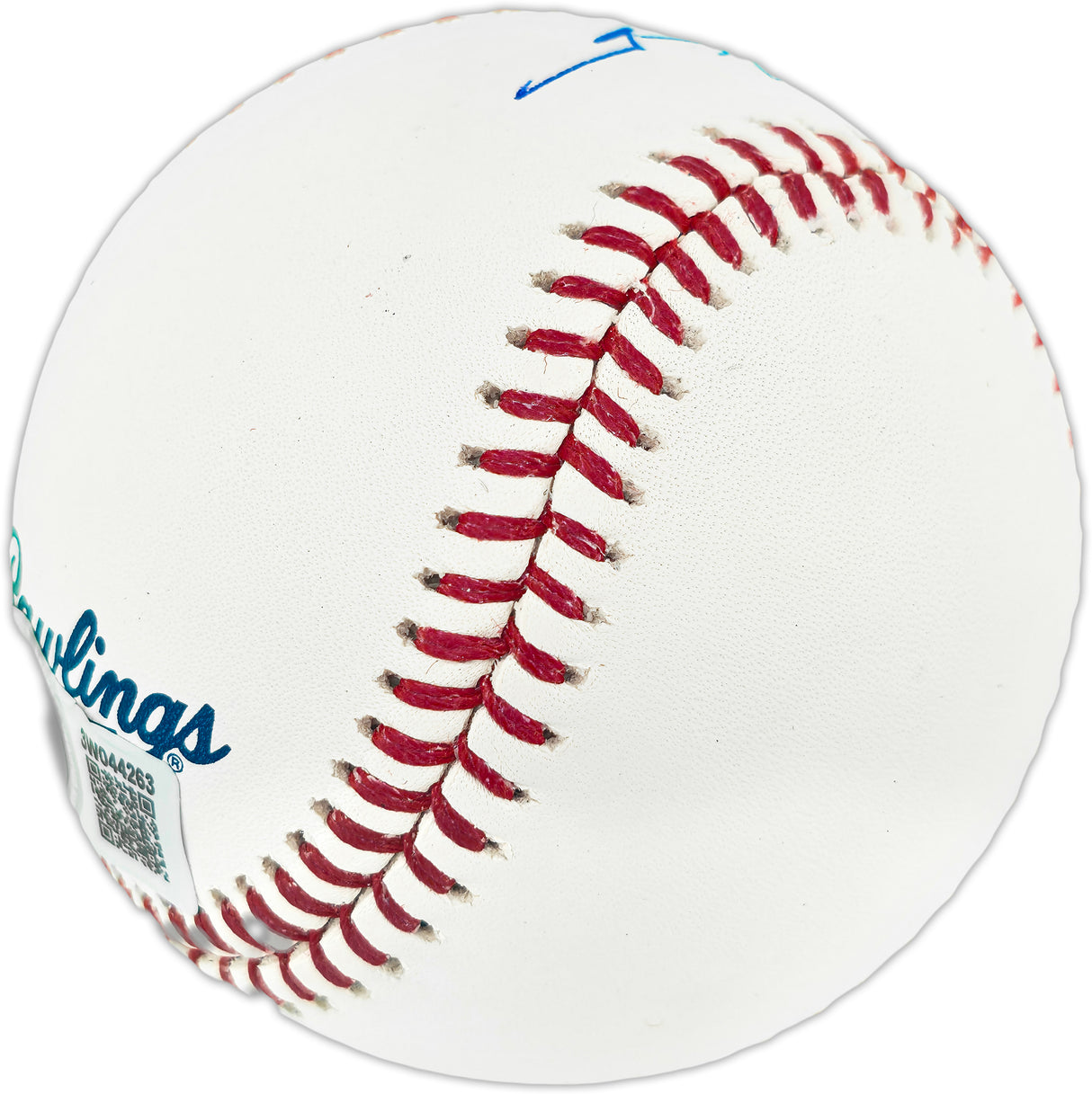Trevor Hoffman Autographed Official MLB Baseball San Diego Padres (Smudged) Beckett Witness #3W044263