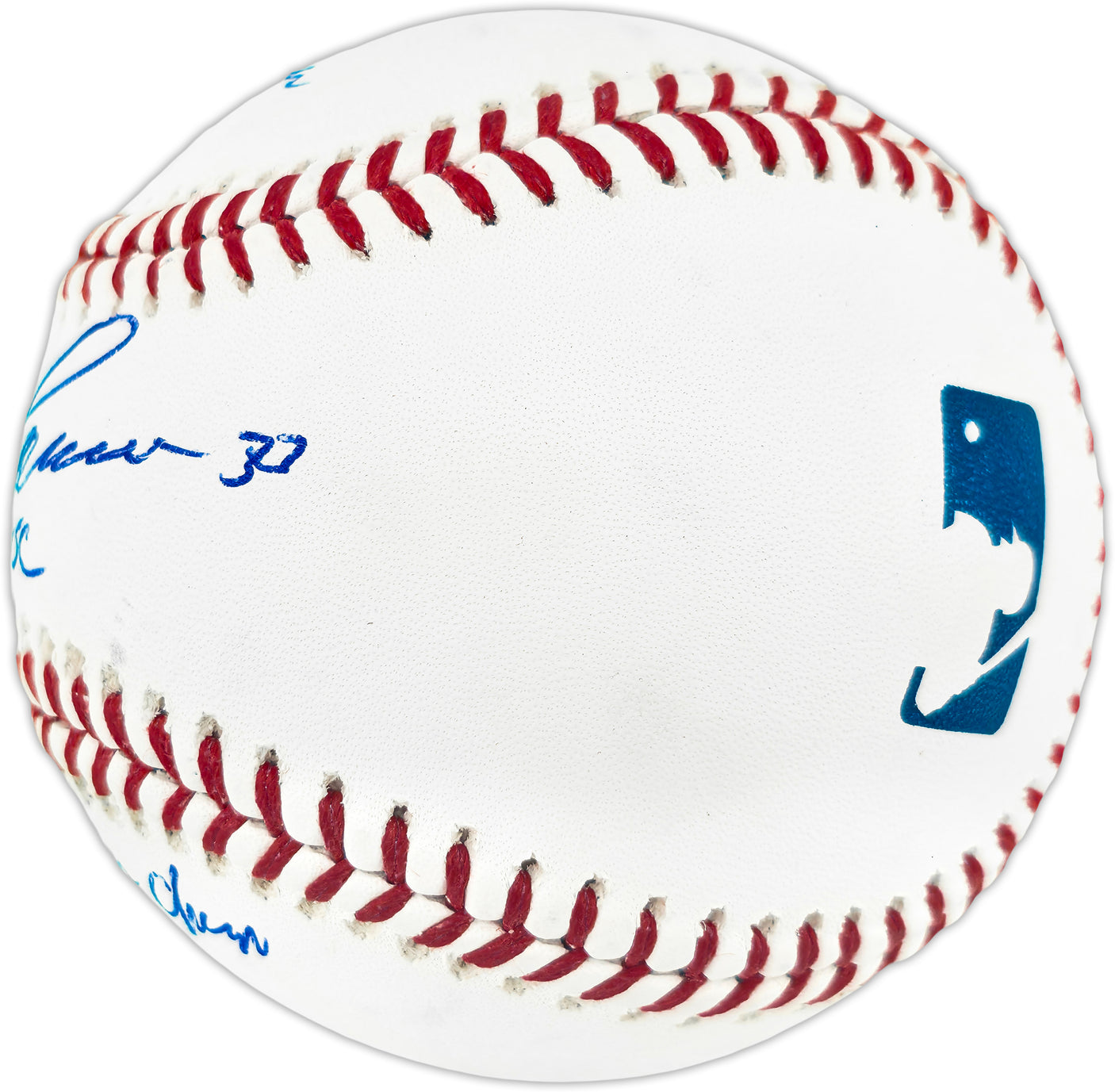 Jose Canseco Autographed Official Statball MLB Baseball Oakland A's (Smudged) Beckett BAS Witness #WU43319