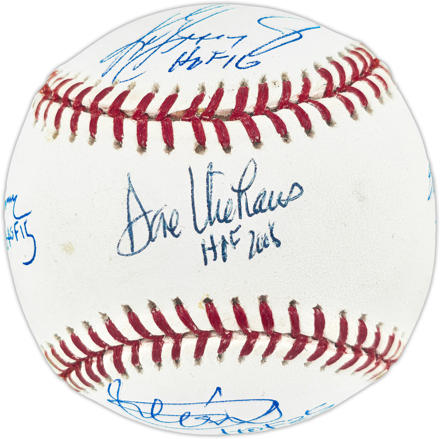 Seattle Mariners Hall of Famers Autographed Official MLB Baseball With 5 Signatures Including Ken Griffey Jr. & Dave Niehaus Beckett BAS #BR49718