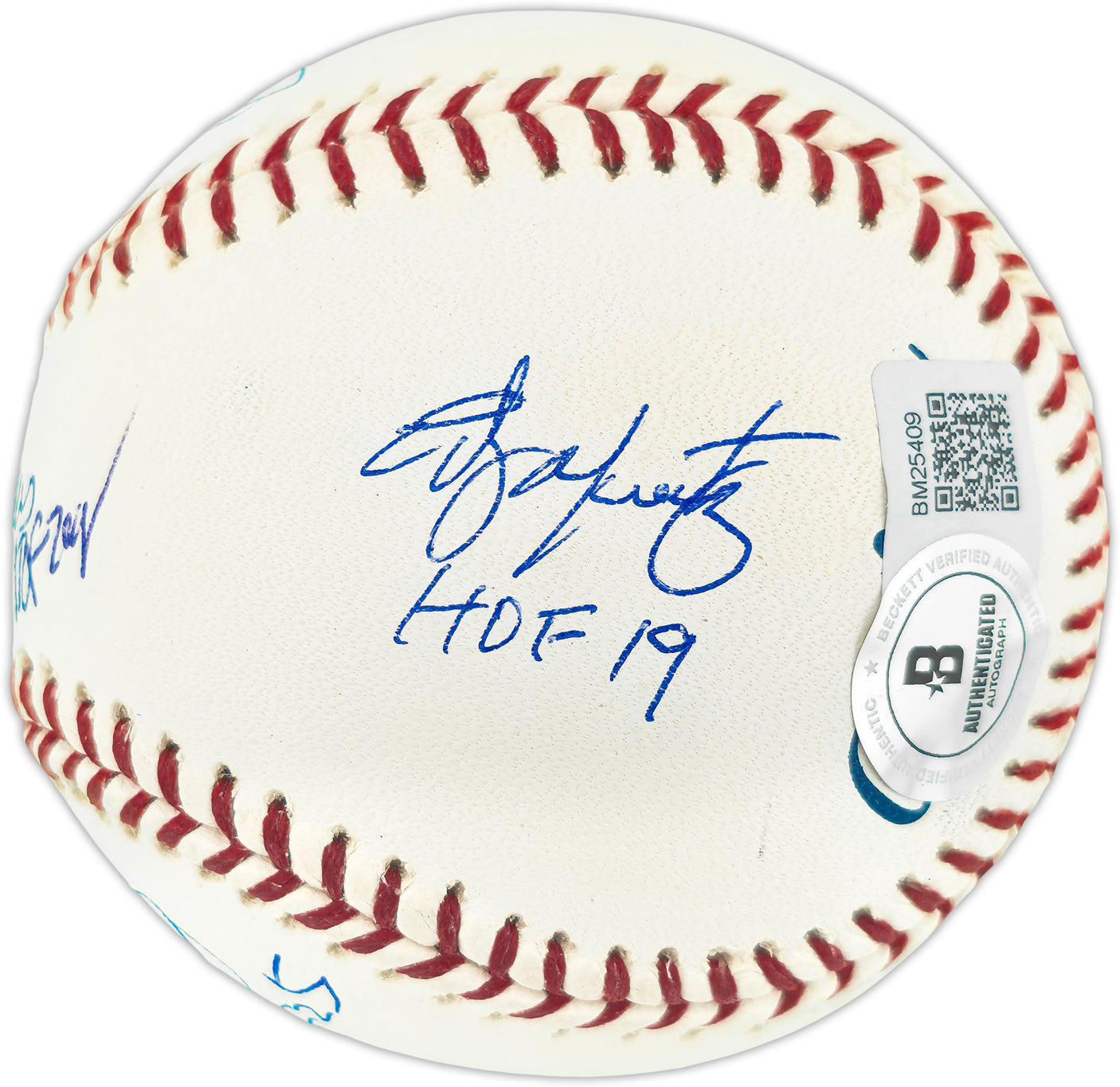 Seattle Mariners Hall of Famers Autographed Official MLB Baseball With 5 Signatures Including Ken Griffey Jr. & Dave Niehaus Beckett BAS #BM25409