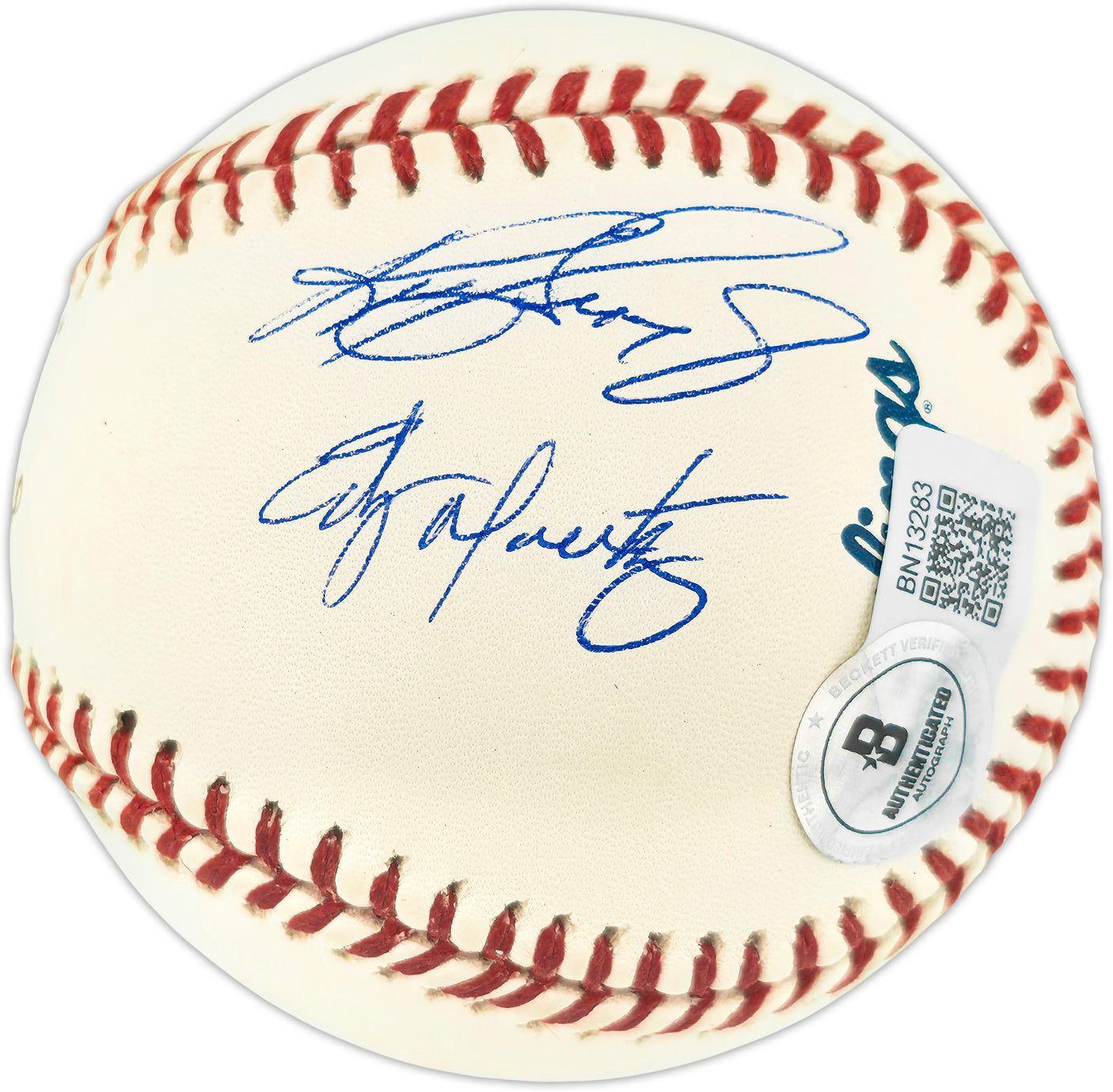 Seattle Mariners Hall of Famers Autographed Official MLB Baseball With 5 Signatures Including Ken Griffey Jr. & Dave Niehaus Beckett BAS #BN13283