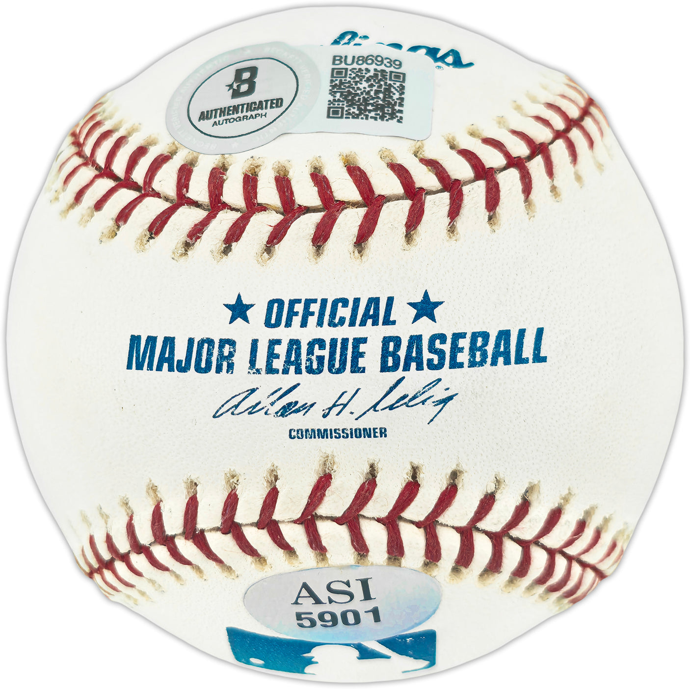 Don Sutton Autographed Official MLB Baseball Los Angeles Dodgers "HOF 98" Beckett BAS QR #BU86939