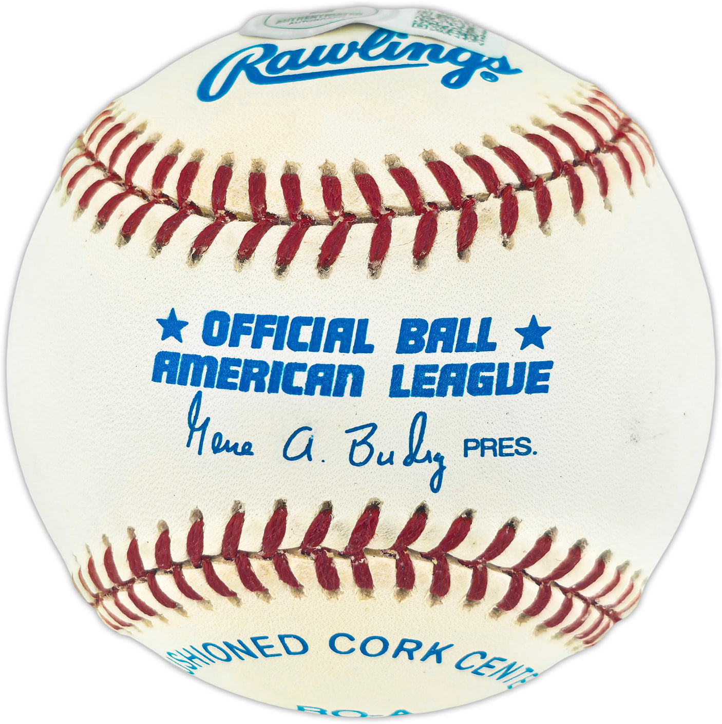 Mickey Mantle Autographed Official AL Baseball New York Yankees Beckett BAS #AE49198