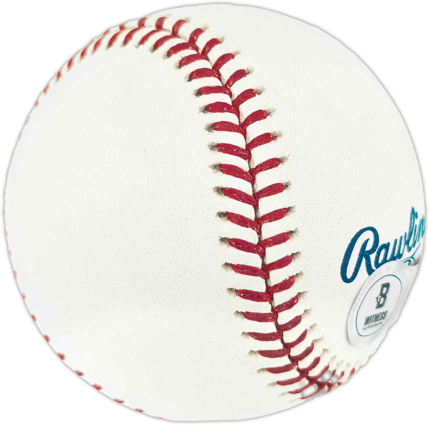 Ted Simmons Autographed Official Hall of Fame Logo Baseball St. Louis Cardinals (Smudged) Beckett BAS Witness #3W397998