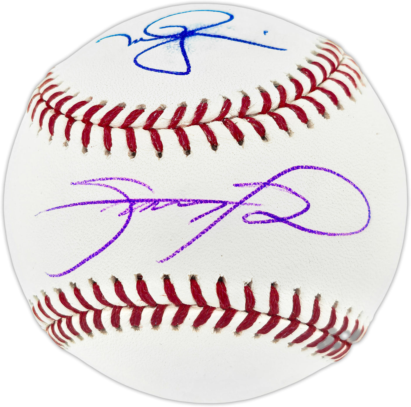 Mark McGwire & Sammy Sosa Autographed Official MLB Baseball (Smudged) Beckett BAS Witness #3W367609