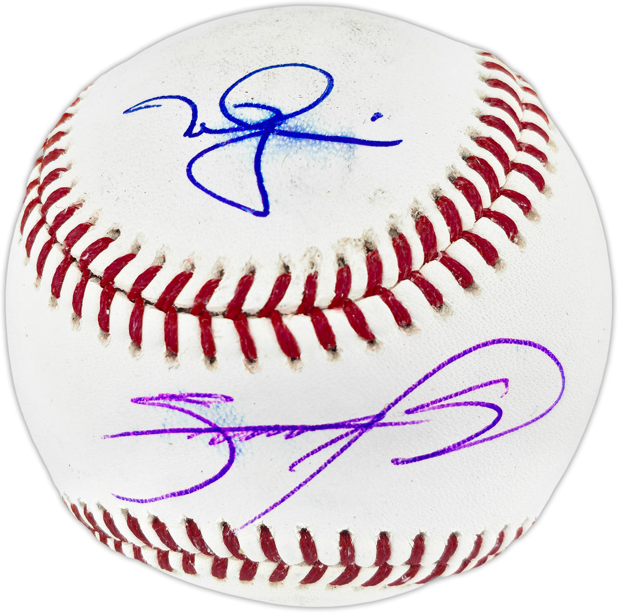 Mark McGwire & Sammy Sosa Autographed Official MLB Baseball (Smudged) Beckett BAS Witness #3W367371