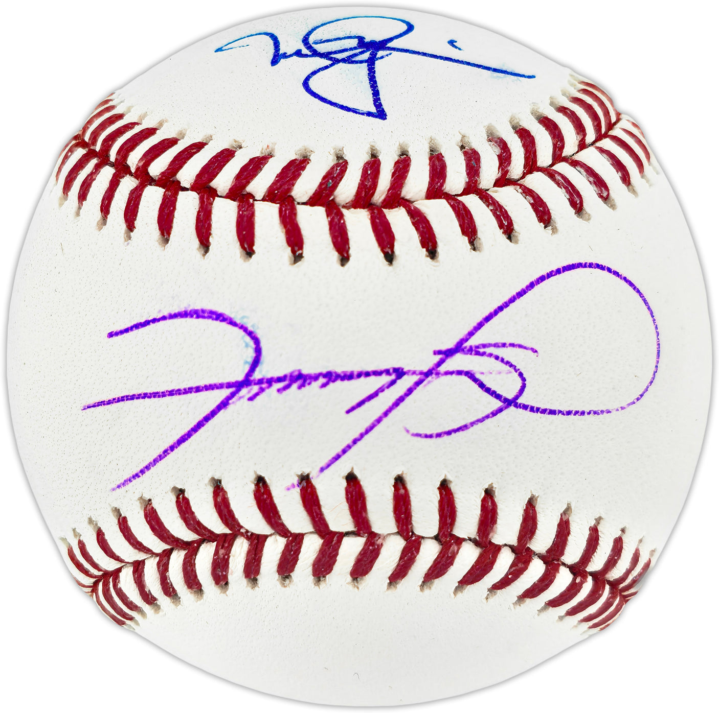 Mark McGwire & Sammy Sosa Autographed Official MLB Baseball (Smudged) Beckett BAS Witness #3W367626