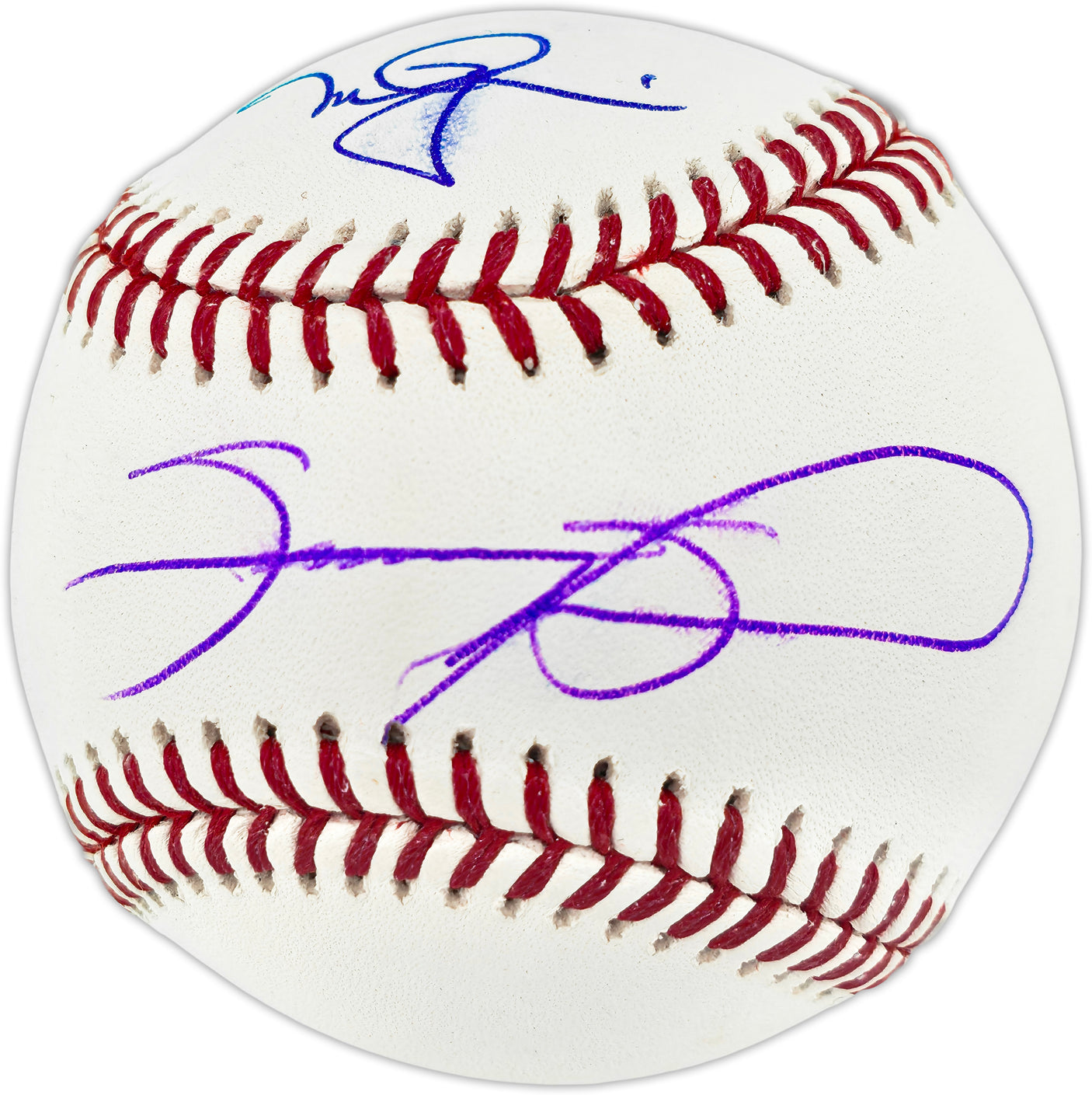 Mark McGwire & Sammy Sosa Autographed Official MLB Baseball (Smudged) Beckett BAS Witness #3W367322