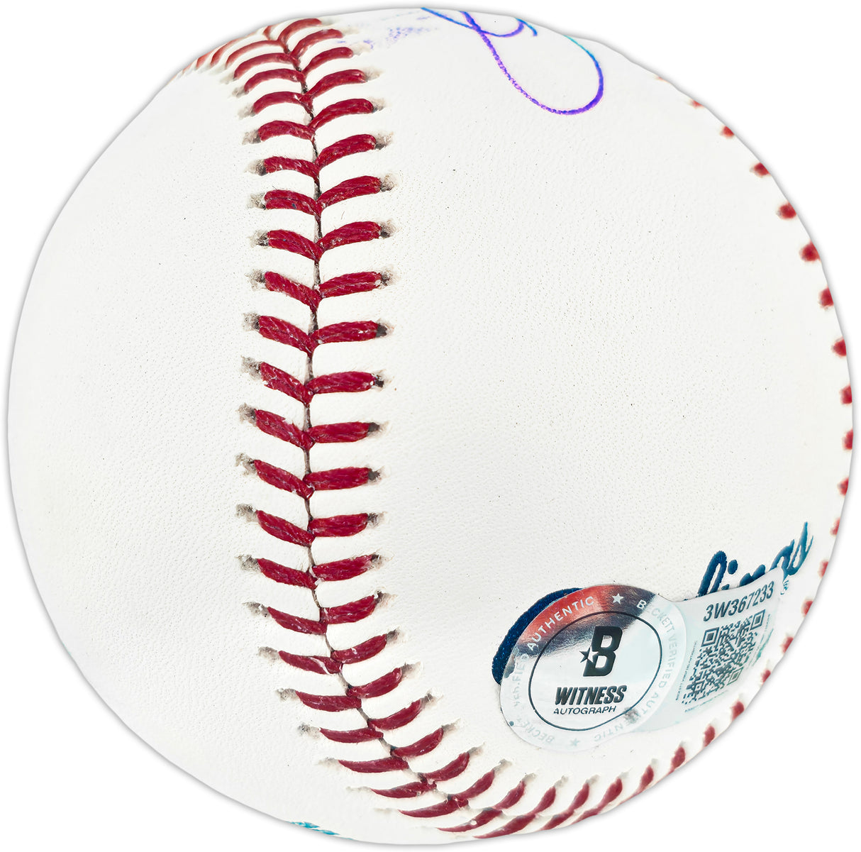 Mark McGwire & Sammy Sosa Autographed Official MLB Baseball (Smudged) Beckett BAS Witness #3W367233