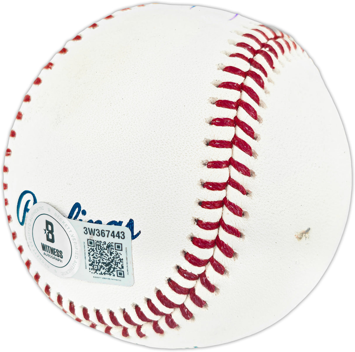Mark McGwire & Sammy Sosa Autographed Official MLB Baseball (Smudged) Beckett BAS Witness #3W367443