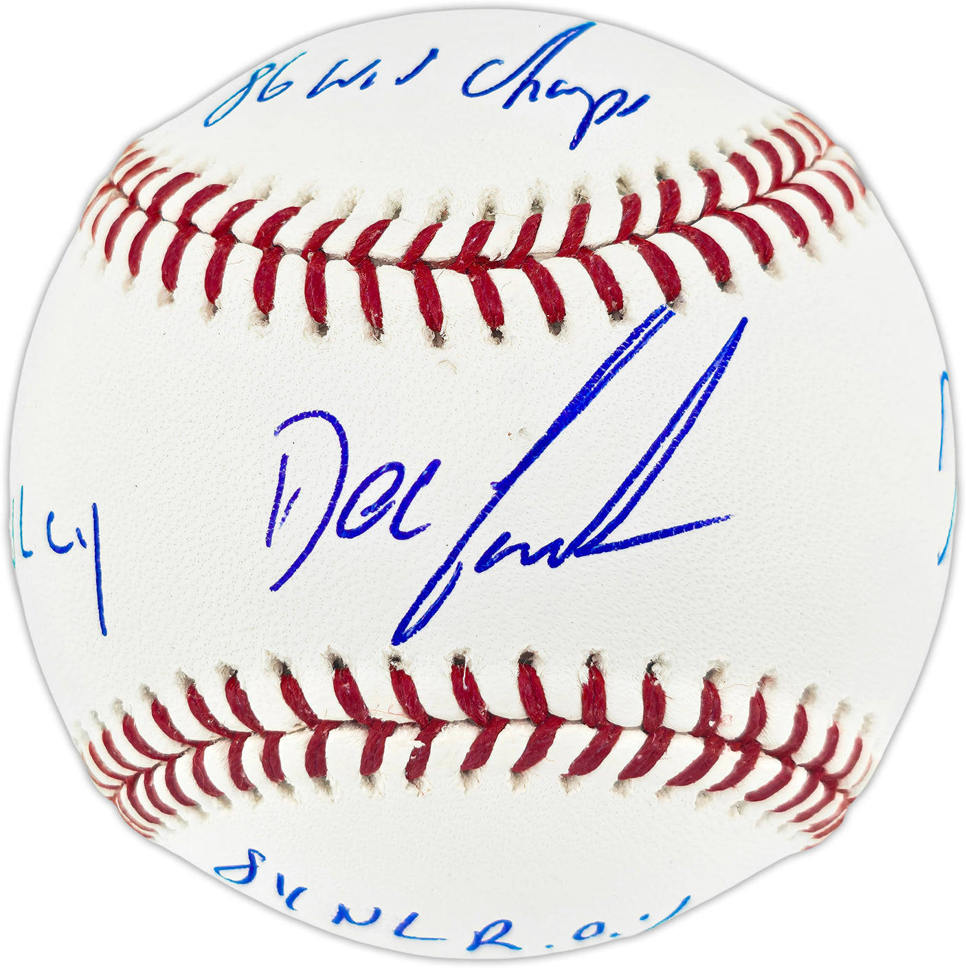 Dwight "Doc" Gooden Autographed Official MLB Baseball New York Mets "86 WS Champs, 84 NL ROY, 85 NL CY, Dr K" (Smudged) Beckett BAS Witness #2W807744