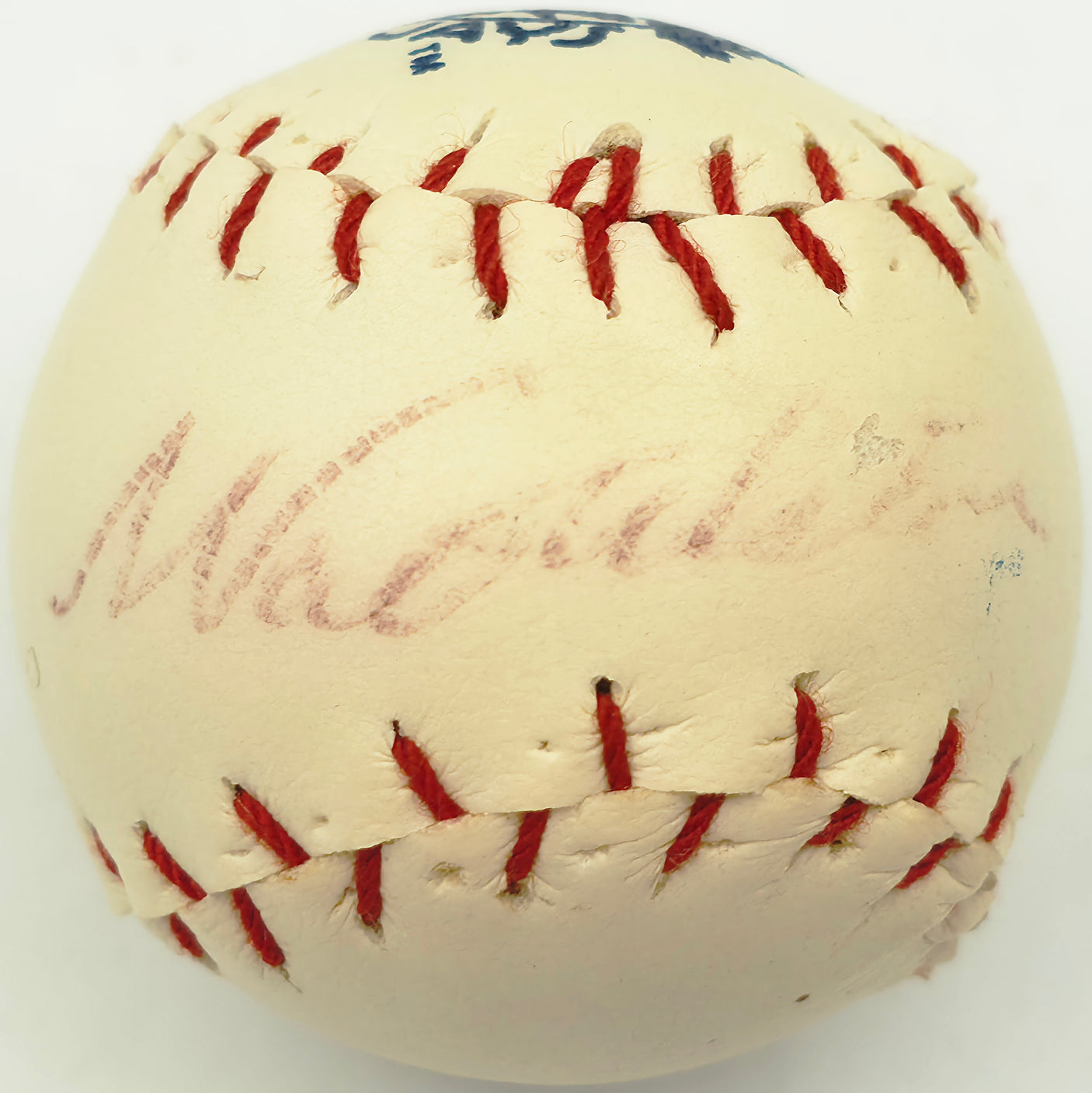 Walt Alston Autographed Toronto Blue Jays Logo Mini Baseball Beckett BAS #AE49078