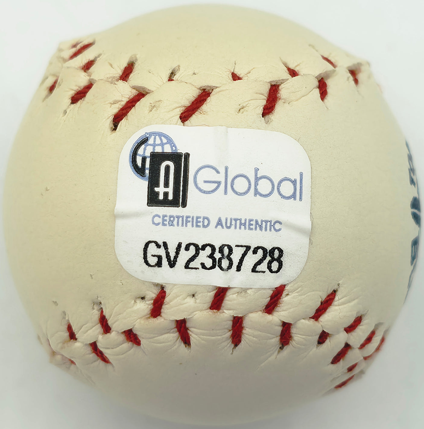 Walt Alston Autographed Toronto Blue Jays Logo Mini Baseball Beckett BAS #AE49078