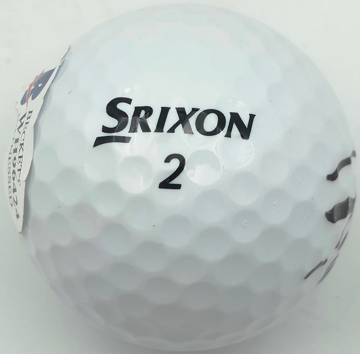 Hideki Matsuyama Autographed Srixon Golf Ball Beckett BAS Witness #WH96424