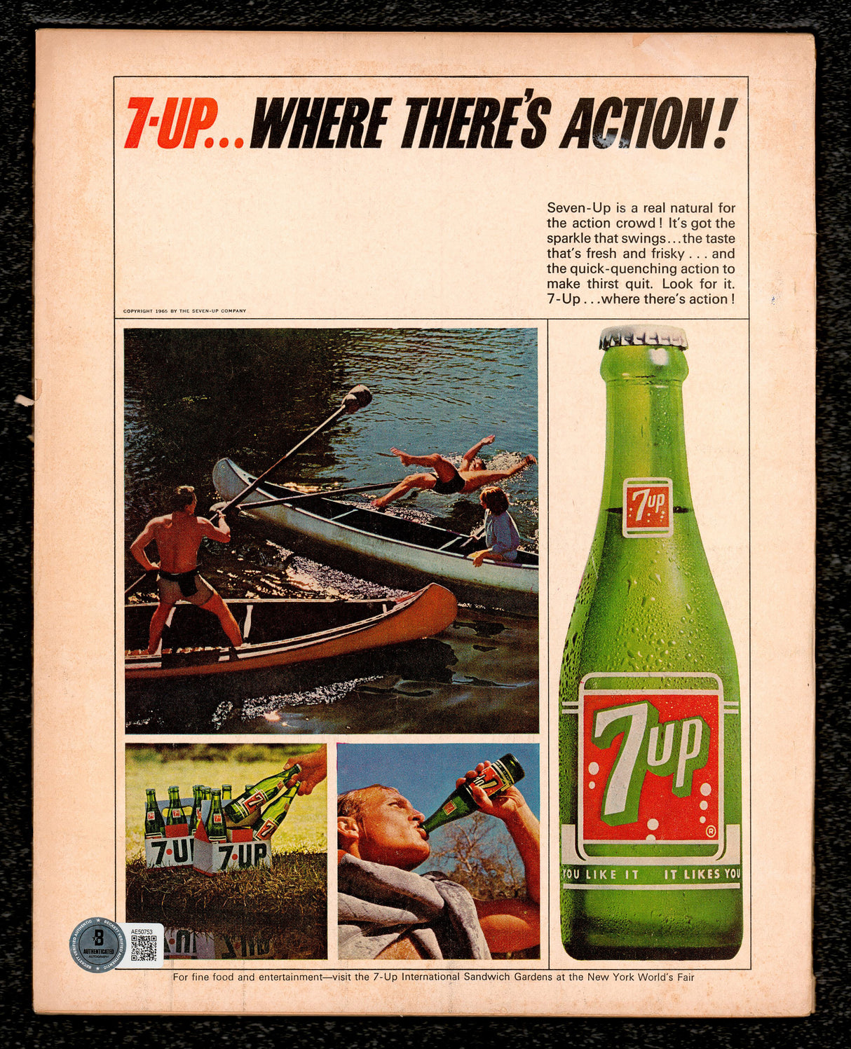 Mickey Mantle Autographed Sport Magazine New York Yankees "No. 7" Beckett BAS QR #AE50753