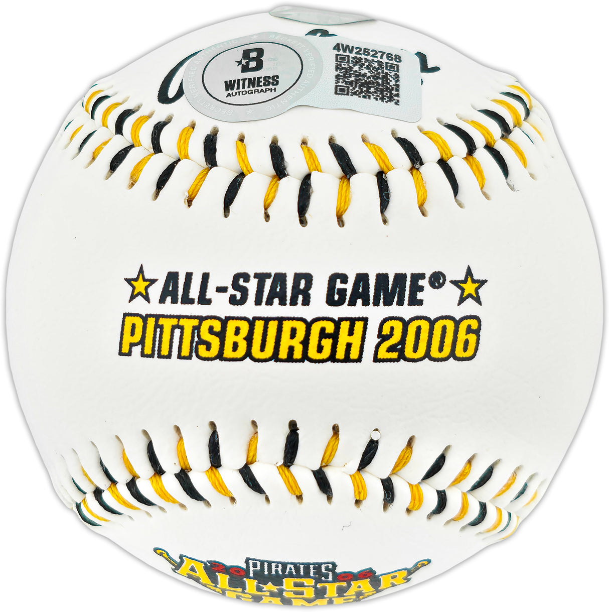 Ichiro Suzuki Autographed Official 2006 All Star Game Logo Baseball Seattle Mariners Beckett BAS Witness #4W252768
