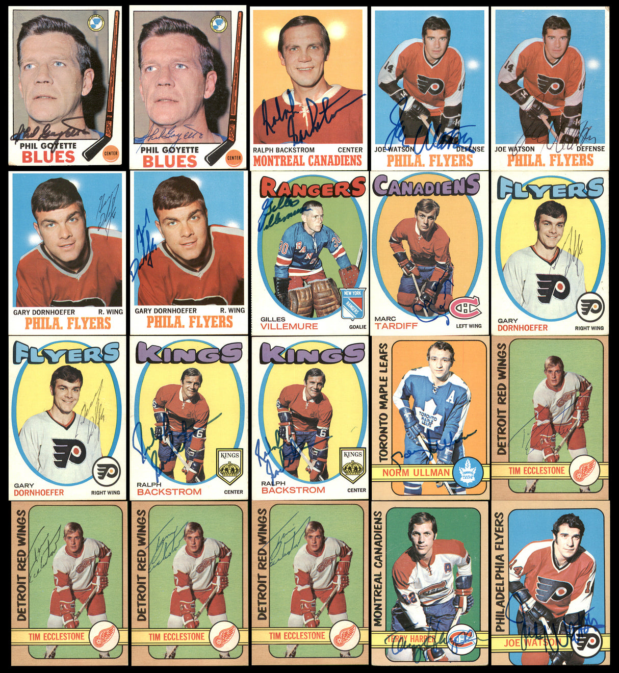 Autographed Hockey Cards (128 Count Lot) SKU #257906