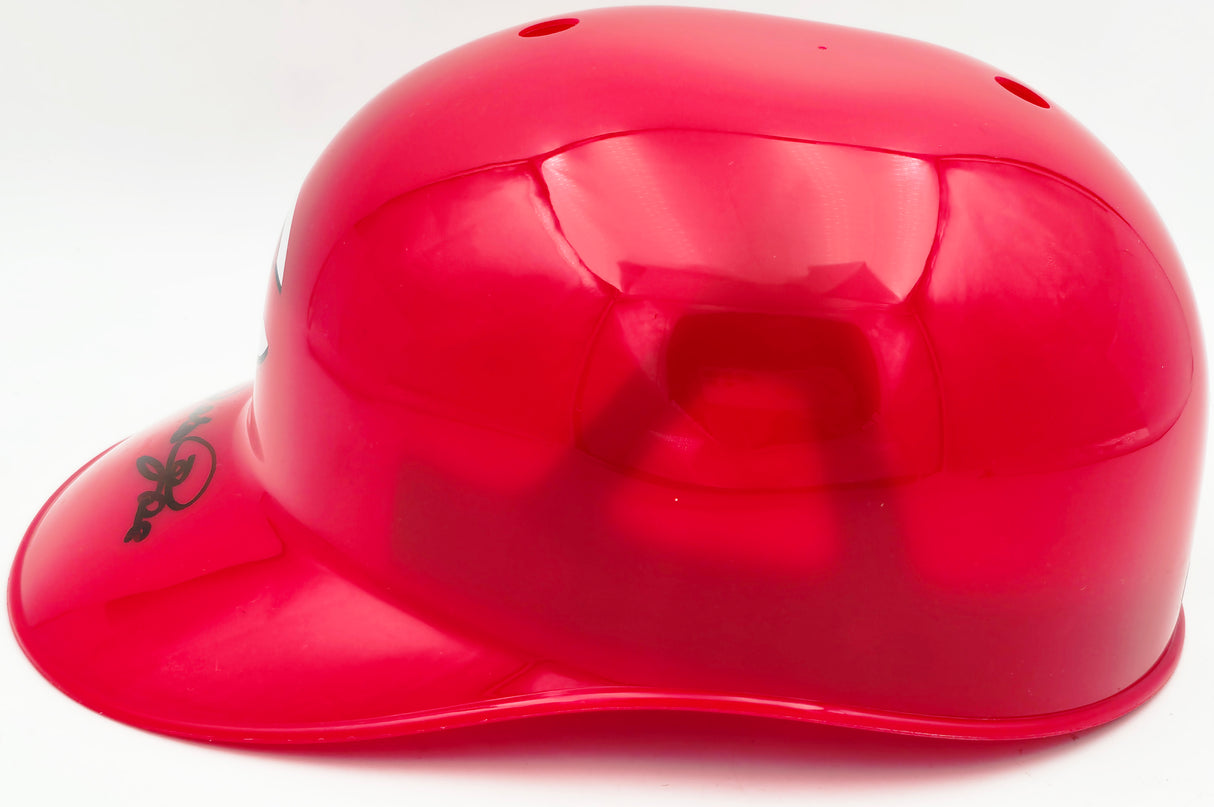 Pete Rose Autographed Cincinnati Reds Red Batting Helmet PR Holo SKU #258024