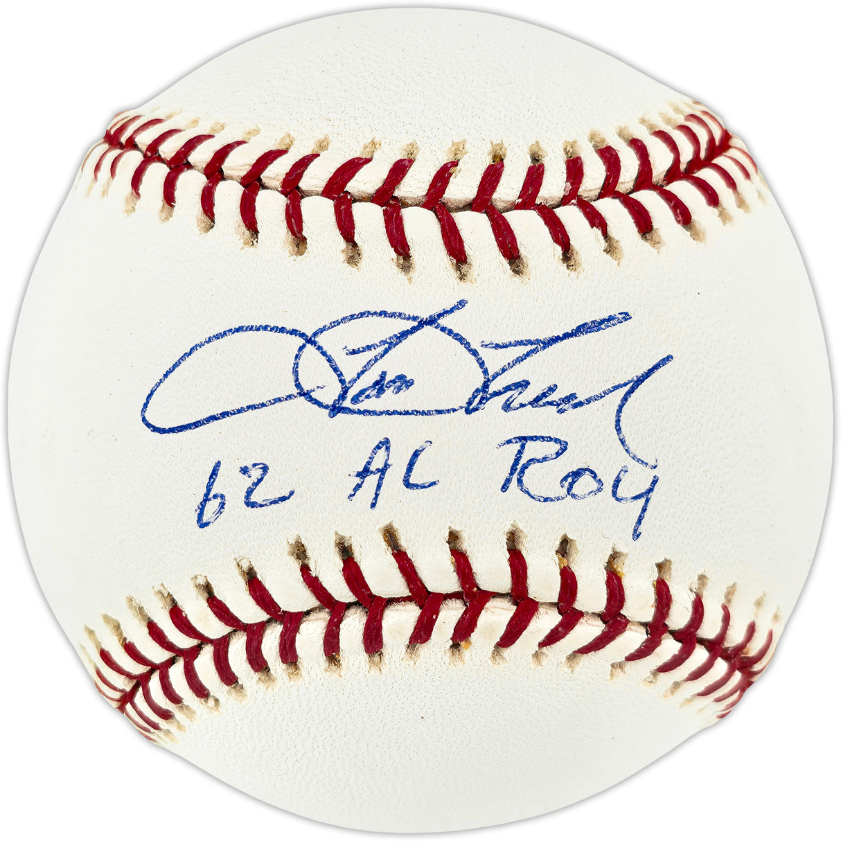 Tom Tresh Autographed Official MLB Baseball New York Yankees "62 AL ROY" TriStar Holo #6112261