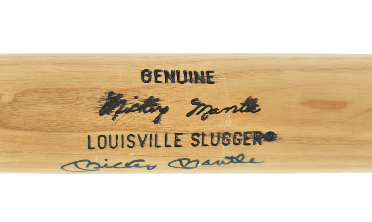 Mickey Mantle Autographed Blonde Louisville Slugger Game Model Baseball Bat New York Yankees JSA #B52057